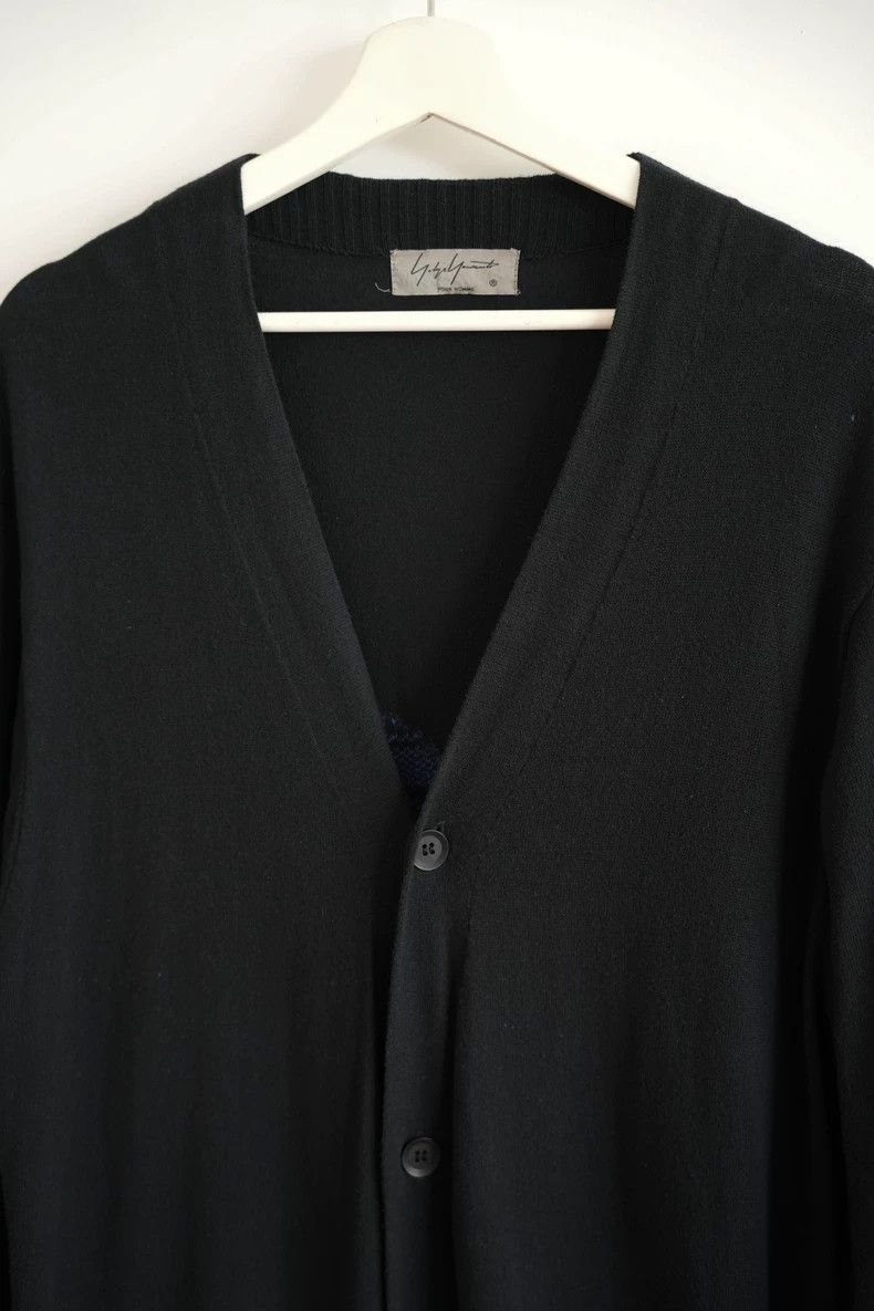 Yohji Yamamoto Yohji Yamamoto Yohji Yamamoto Wool Cardigan with Graphic D Size US M / EU 48-50 / 2 - 4 Thumbnail