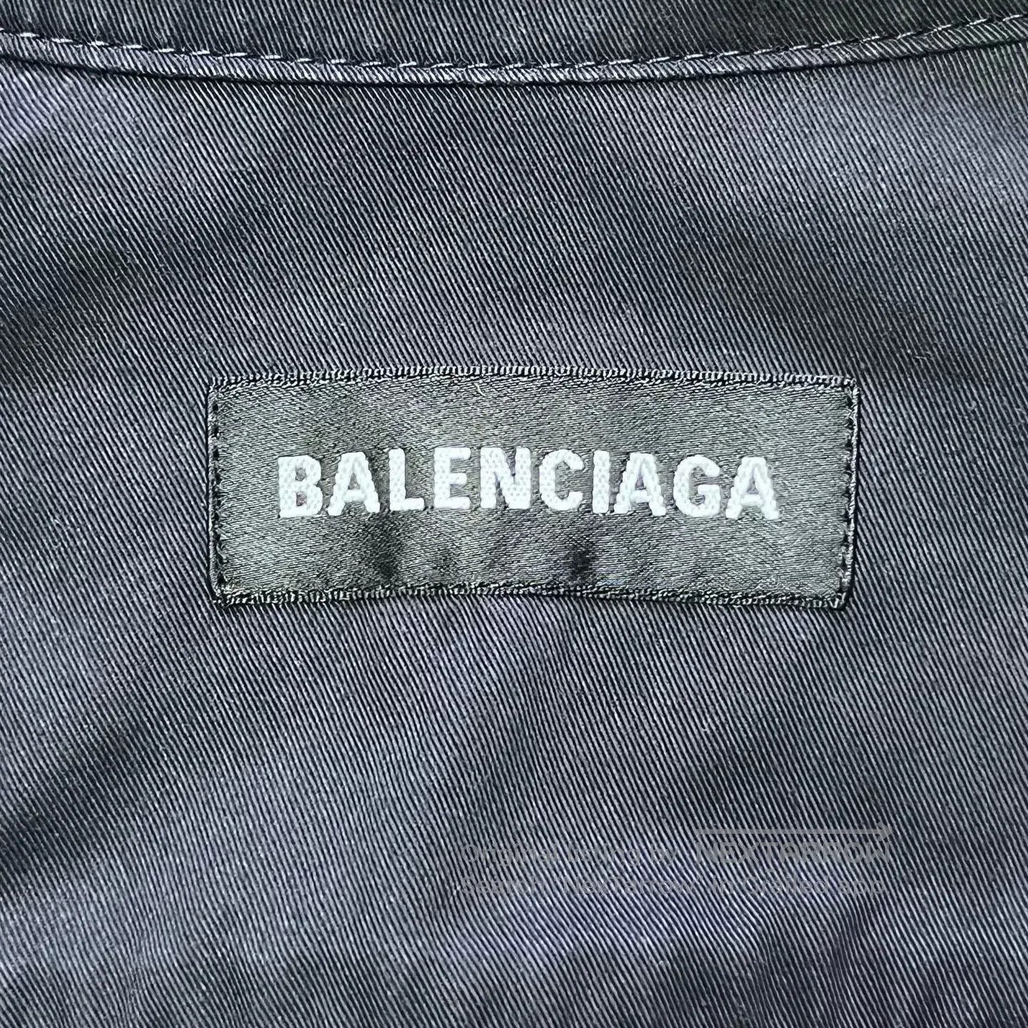 Balenciaga Balenciaga Embroidered Logo Varsity Jacket. Size US XL / EU 56 / 4 - 3 Thumbnail