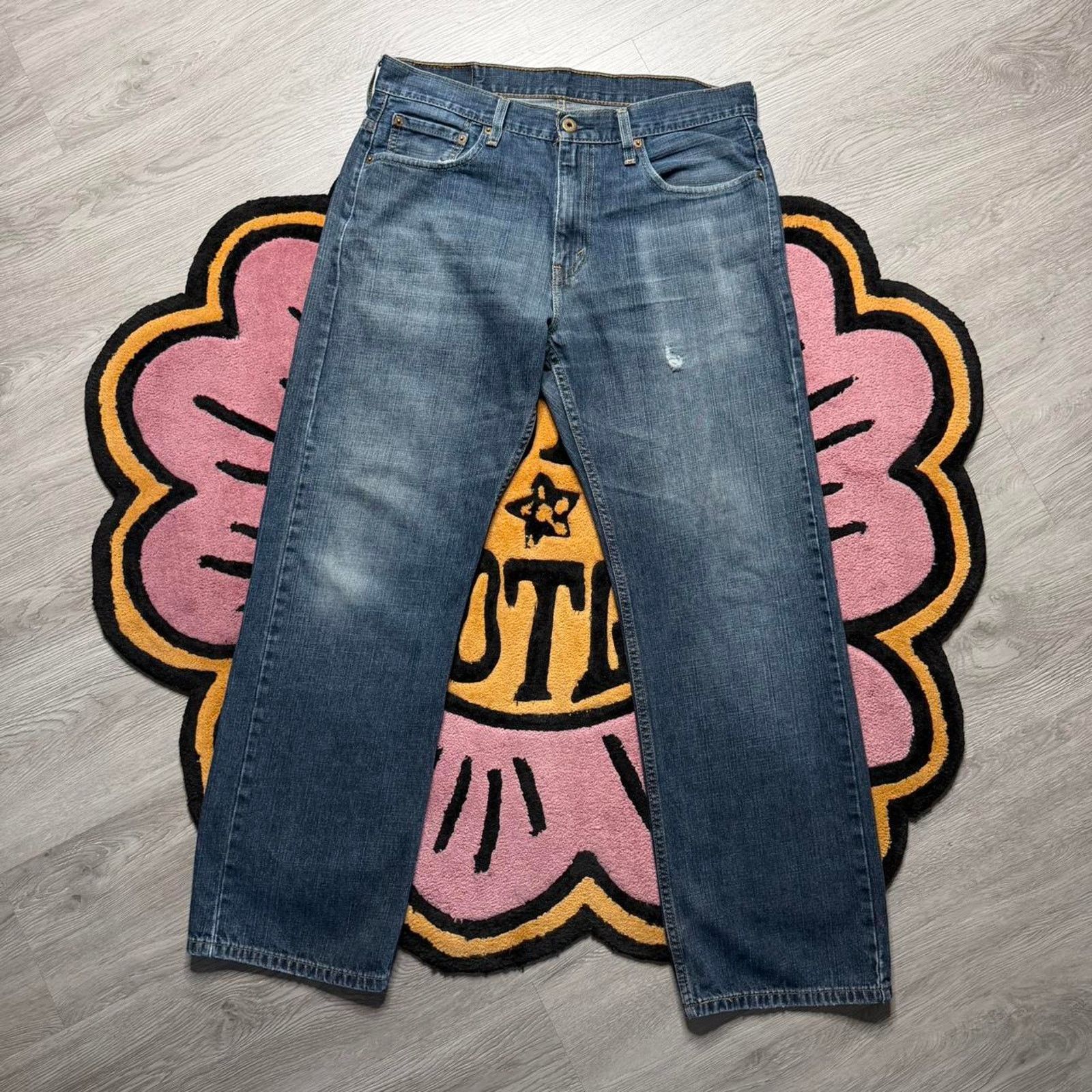 Levi's Levi’s Strauss 569 Loose Straight Denim Jeans Size 33x32 Size US 33 - 1 Thumbnail