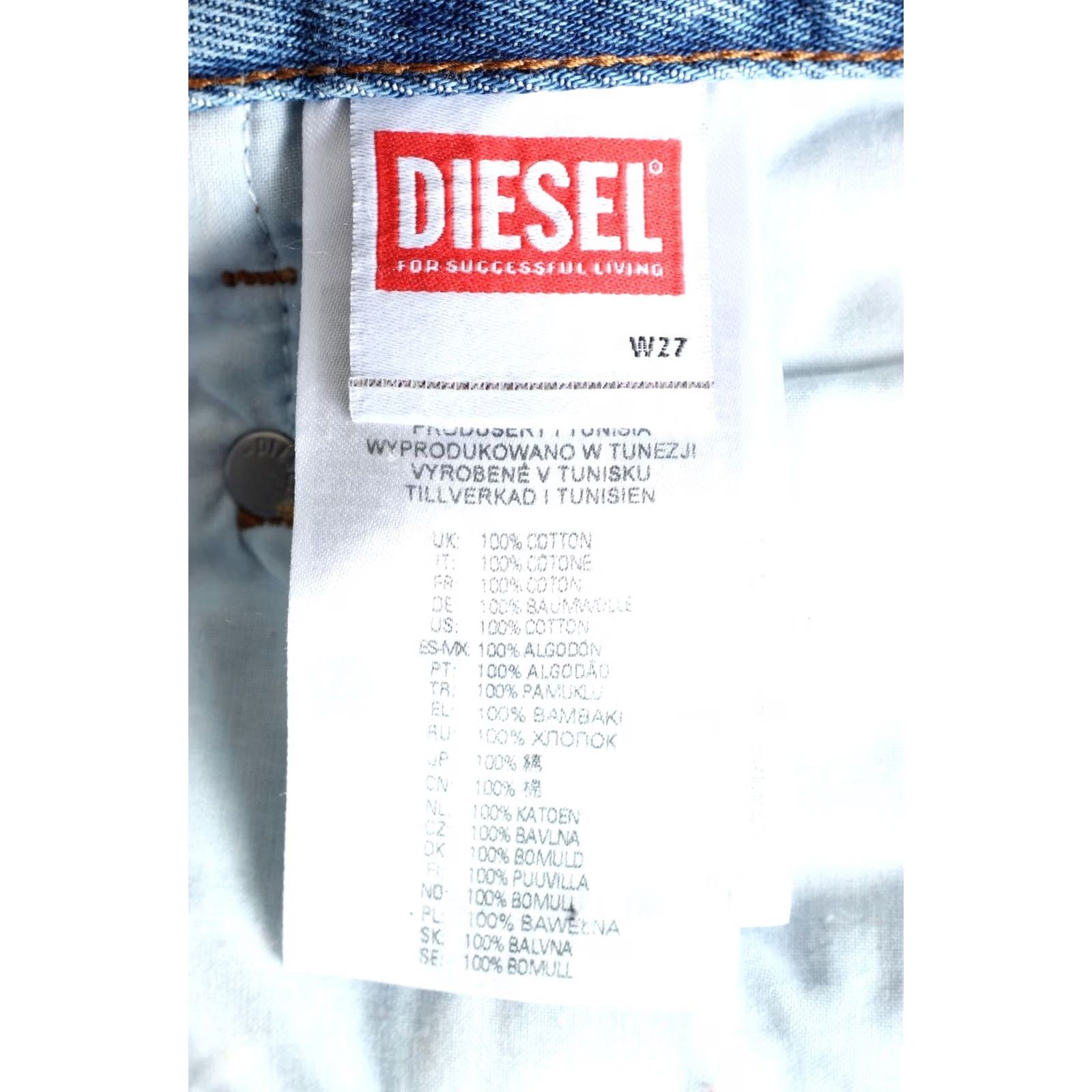Diesel DIESEL D-FAYZA 09C16 Boyfriend Tapered Slim Ankle Jeans Women W27 Size 27" / US 4 / IT 40 - 7 Thumbnail