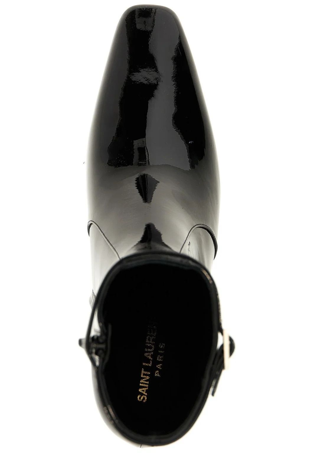 Saint Laurent Paris o1s1wg110225 757045 Betty Booties in Patent Leather in Black Size US 11 / IT 41 - 3 Thumbnail