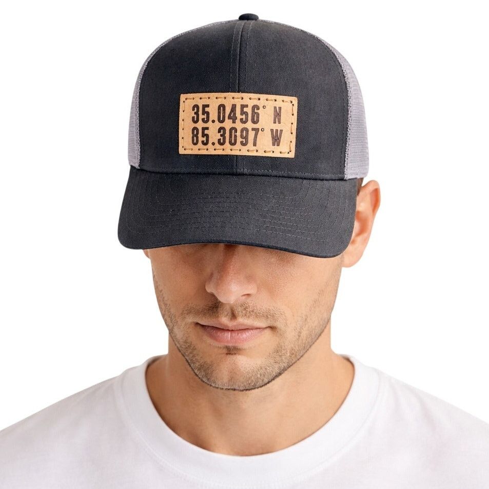 Other Chattanooga TN Coordinates Trucker Hat Black Snapback NWT Size ONE SIZE - 1 Thumbnail