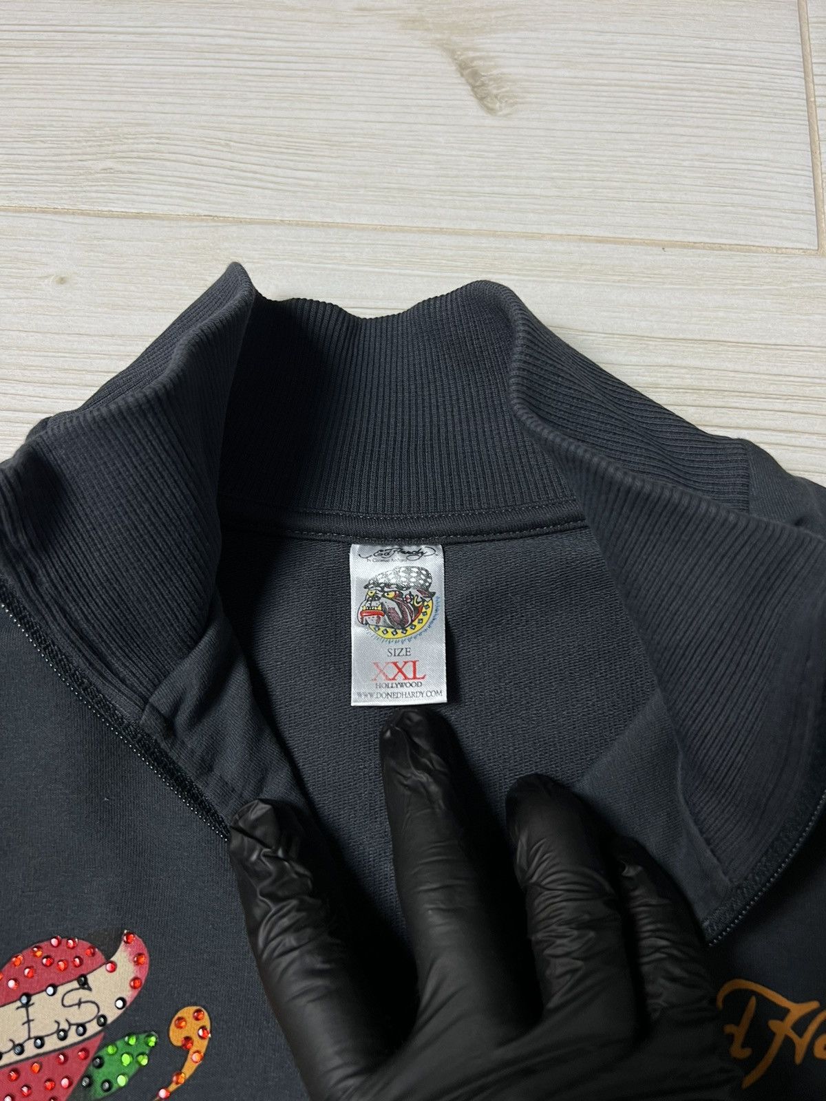 Ed Hardy Ed hardy Zip Hoodie Christian Audigier Rare Logo Best Price Size M / US 6-8 / IT 42-44 - 7 Thumbnail