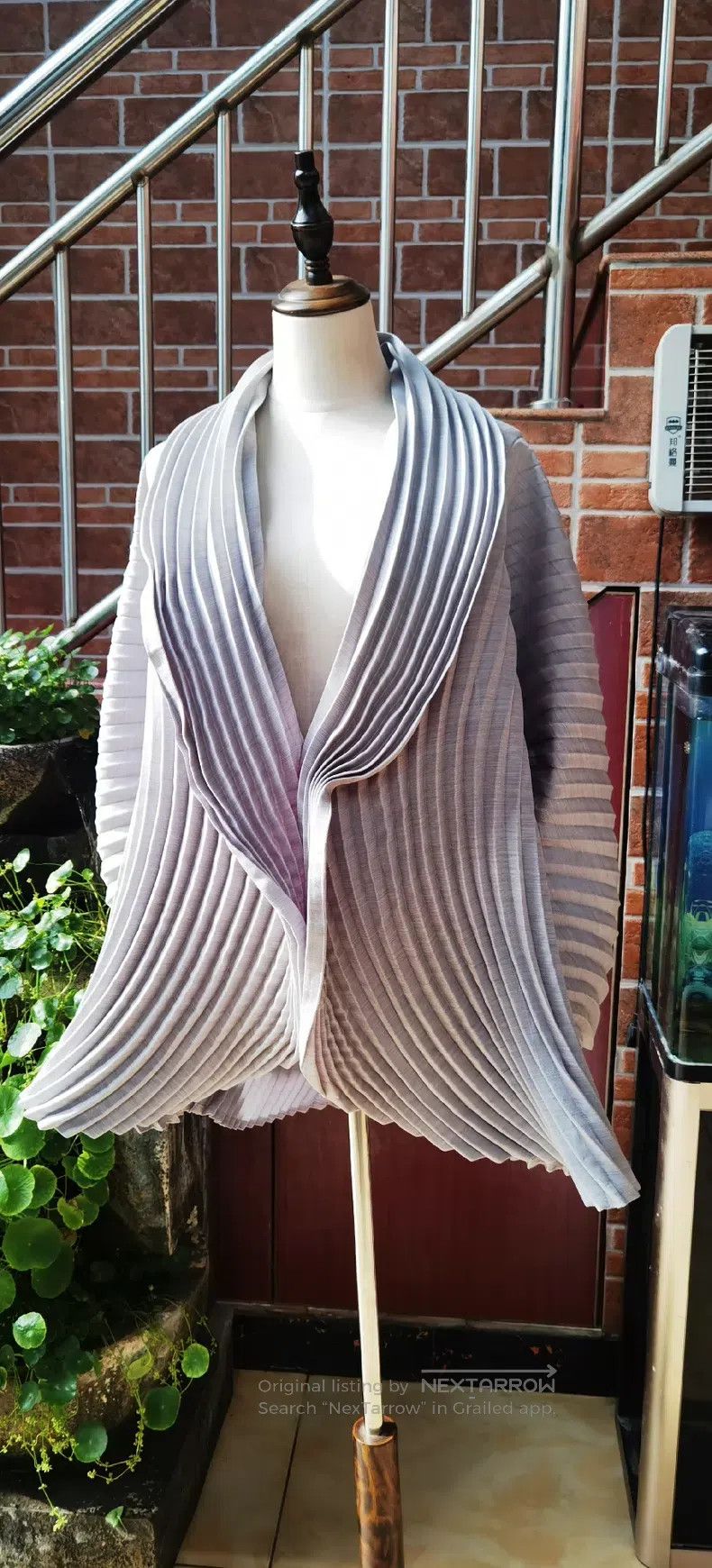 Issey Miyake Issey Miyake Main Line Gray Coat Size M / US 6-8 / IT 42-44 - 2 Thumbnail