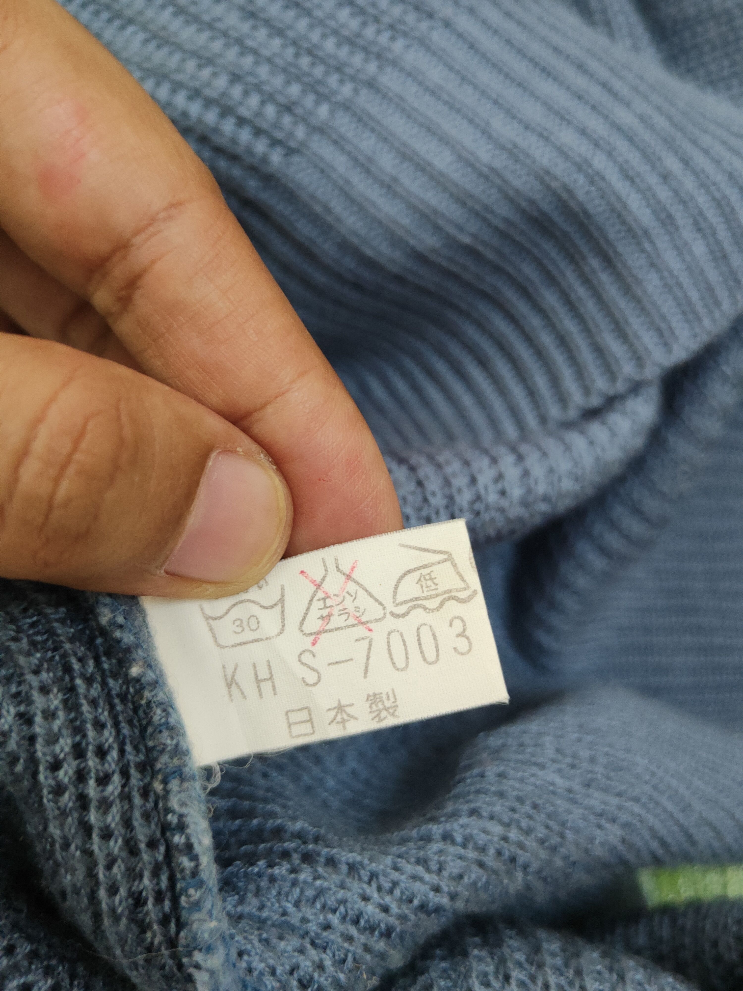Homespun Knitwear × Japanese Brand × Vintage Japanese Brand Blue Knitwear Sweatshirts #W1293 Size S / US 4 / IT 40 - 10 Thumbnail