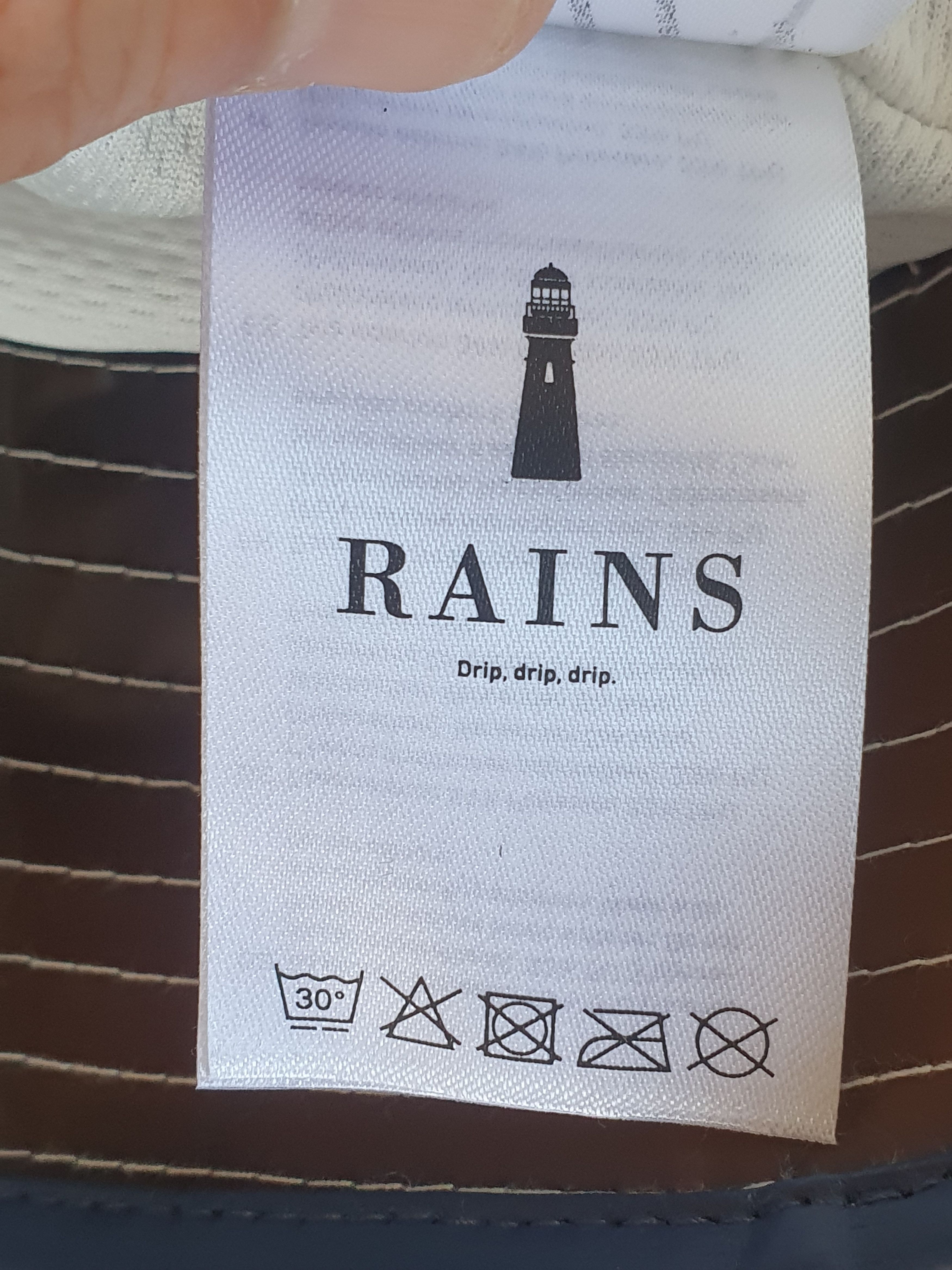 Rains Rains Drip,Drip,Drip Unisex bucket hat Size ONE SIZE - 3 Thumbnail