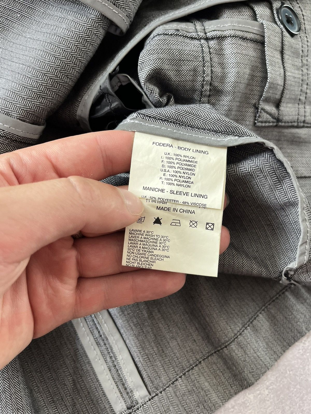 Diesel RARE DIESEL PROJECT 78 NYLON HERRINGBONE BLAZER JACKET M Size US M / EU 48-50 / 2 - 9 Thumbnail