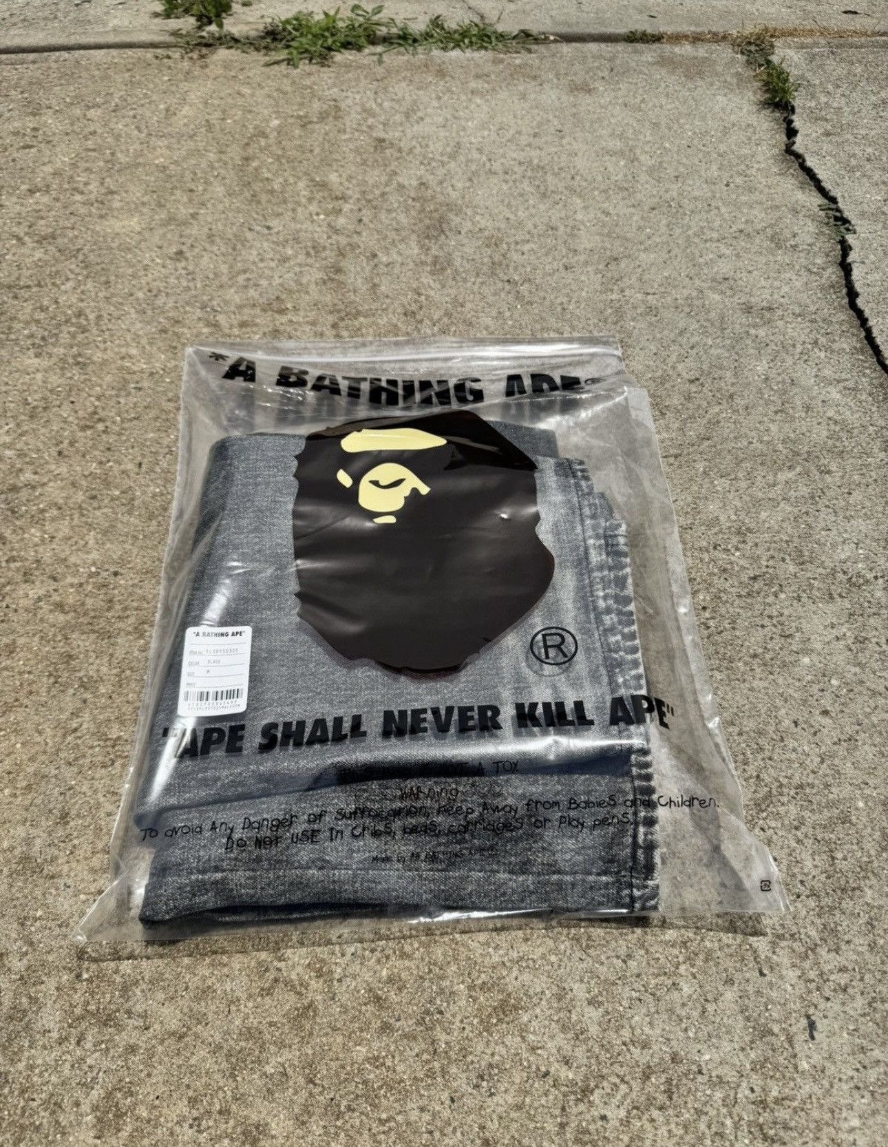 Bape Bape Sta Print Loose Fit Jeans Size US 32 / EU 48 - 3 Thumbnail