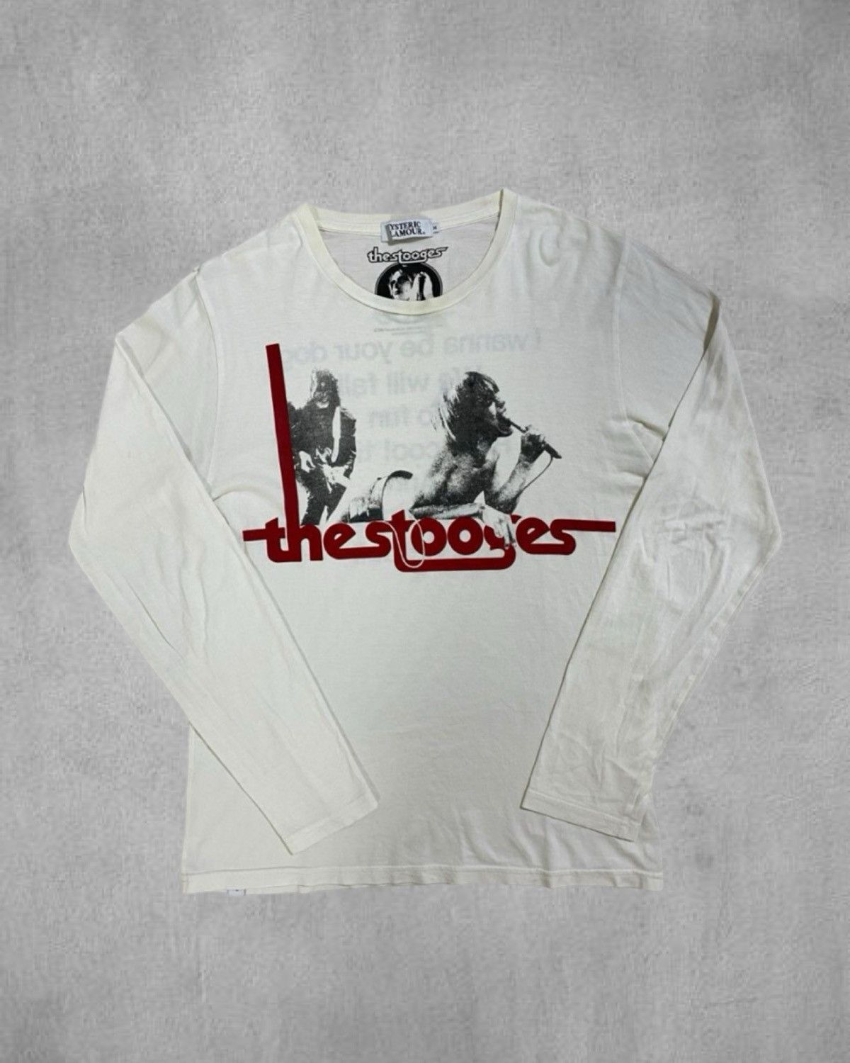 Hysteric Glamour × The Stooges 2008 Long Sleeve Tshirt buy