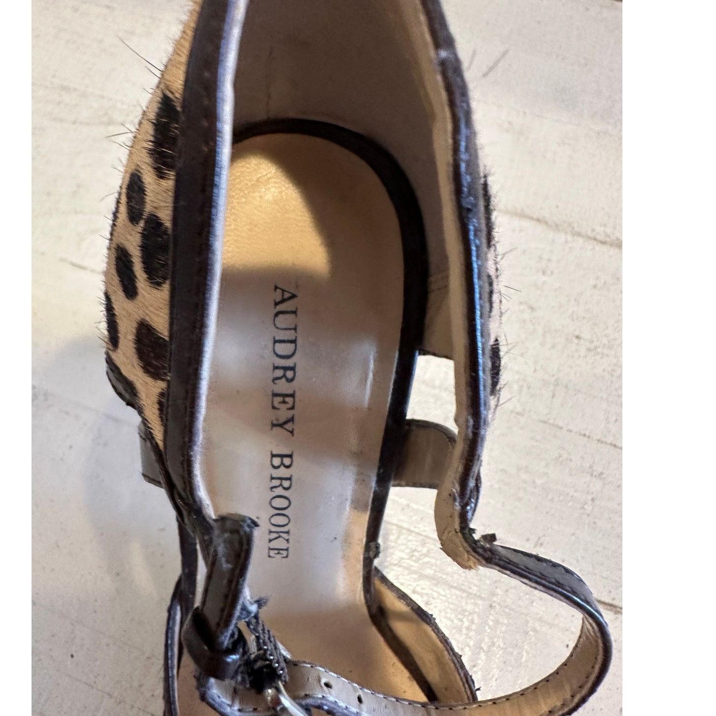 Other Audrey Brook High Heel Leopard Pony Hair Leather Shoes 6.5 Size US 6.5 / IT 36.5 - 6 Thumbnail