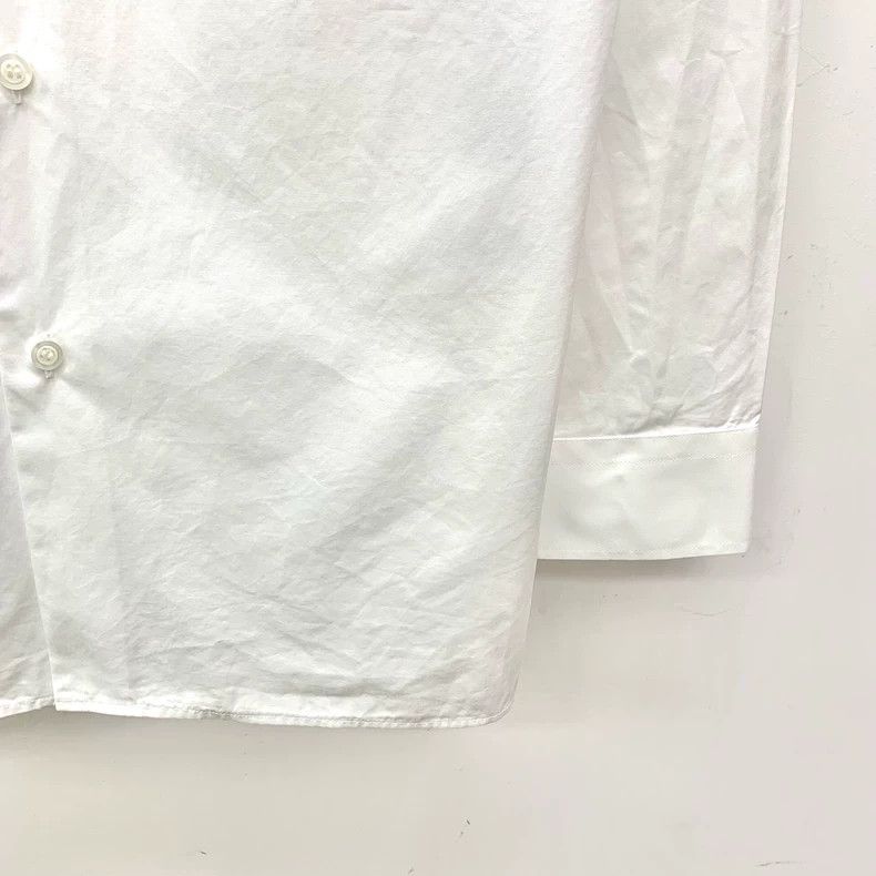 Prada Prada Size39 24 white cotton lapel single-breasted long-sle Size US XXS / EU 40 - 4 Thumbnail