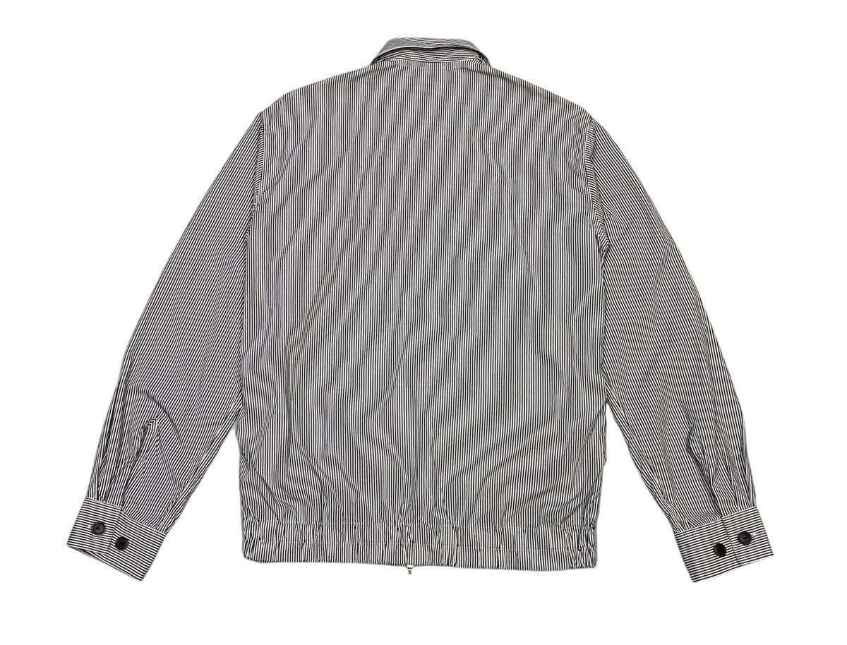 Dries Van Noten Dries Van Noten Charcoal Stripe Thin Cotton Jacket Size L / US 10 / IT 46 - 2 Thumbnail