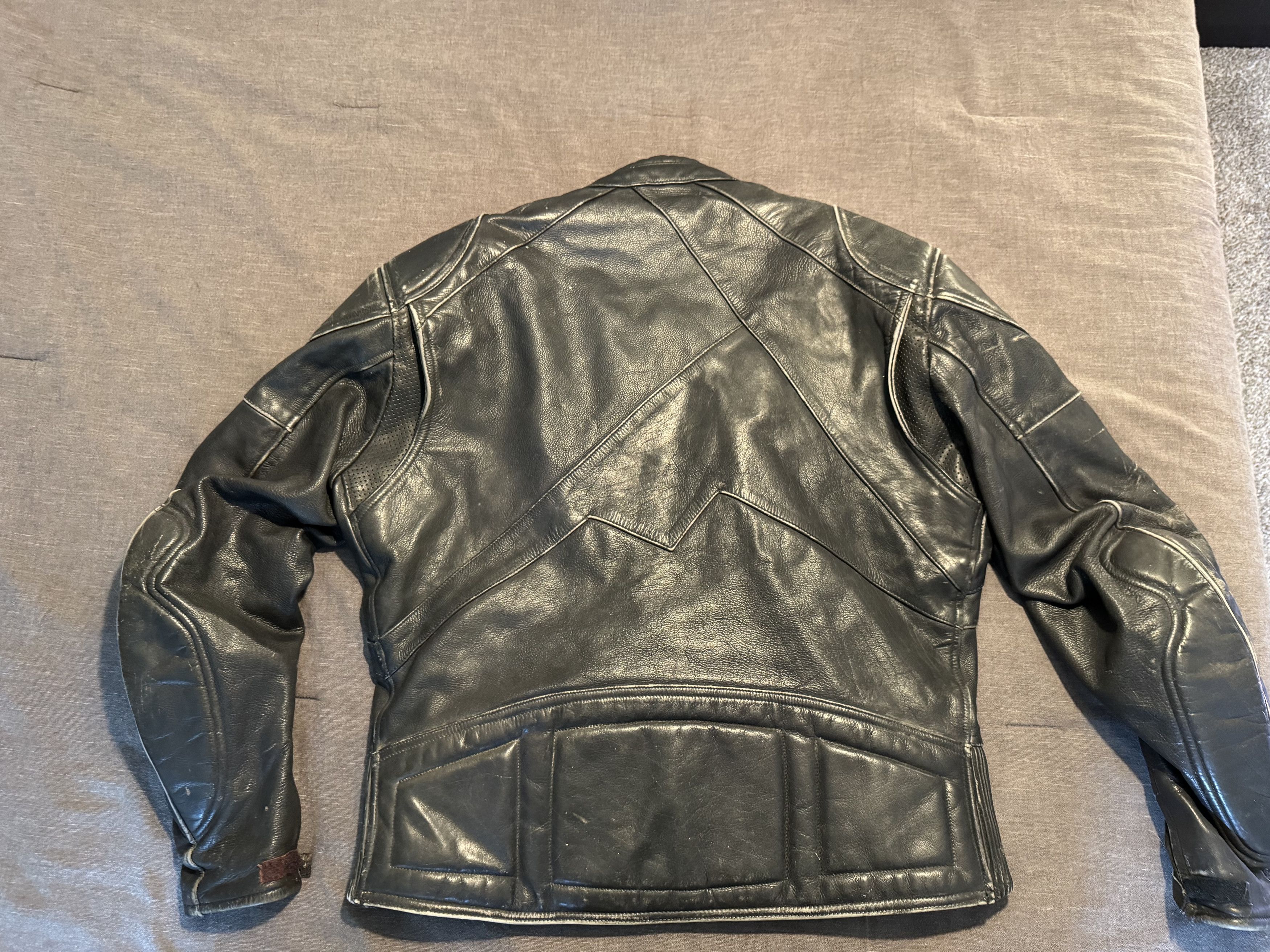 Other Distressed High Quality Genuine Leather moto/racing jacket Size US M / EU 48-50 / 2 - 2 Thumbnail