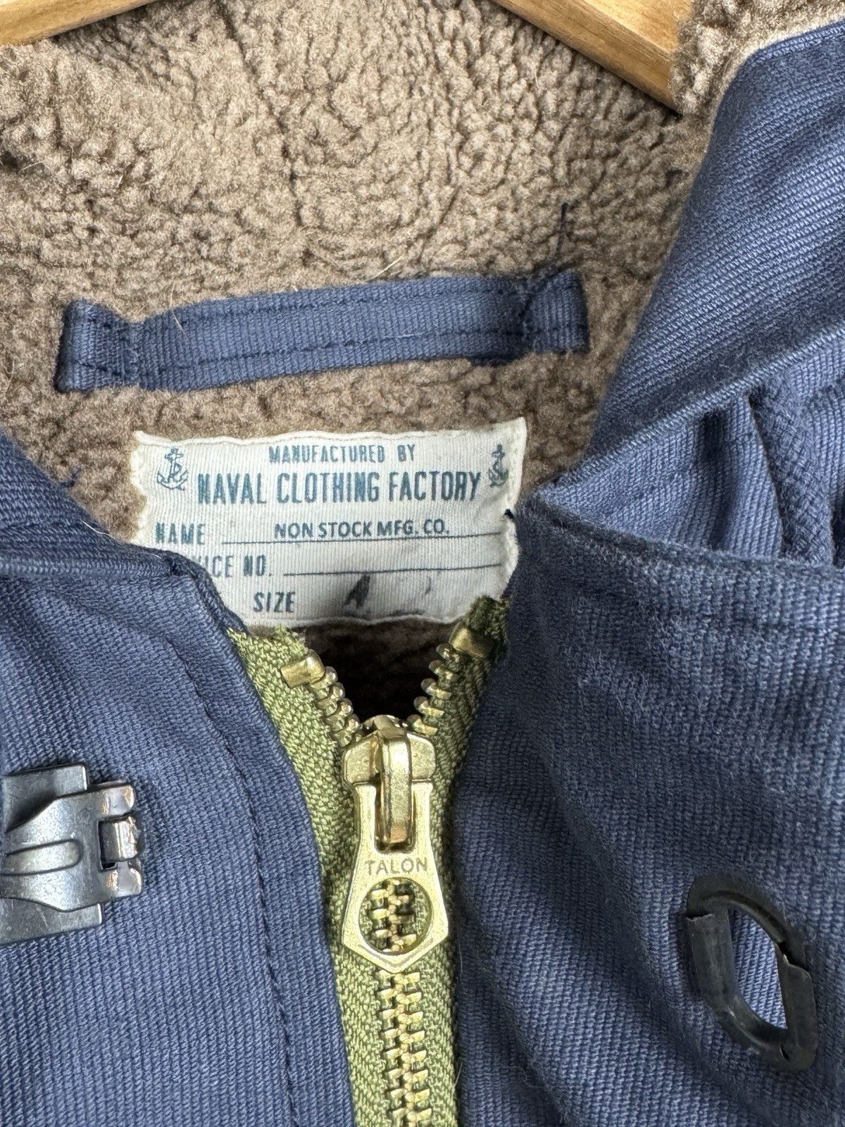 Naval Clothing Factory Naval Clothing Factory US NAVY Front Hook Deck TALON Zip Size US L / EU 52-54 / 3 - 4 Thumbnail