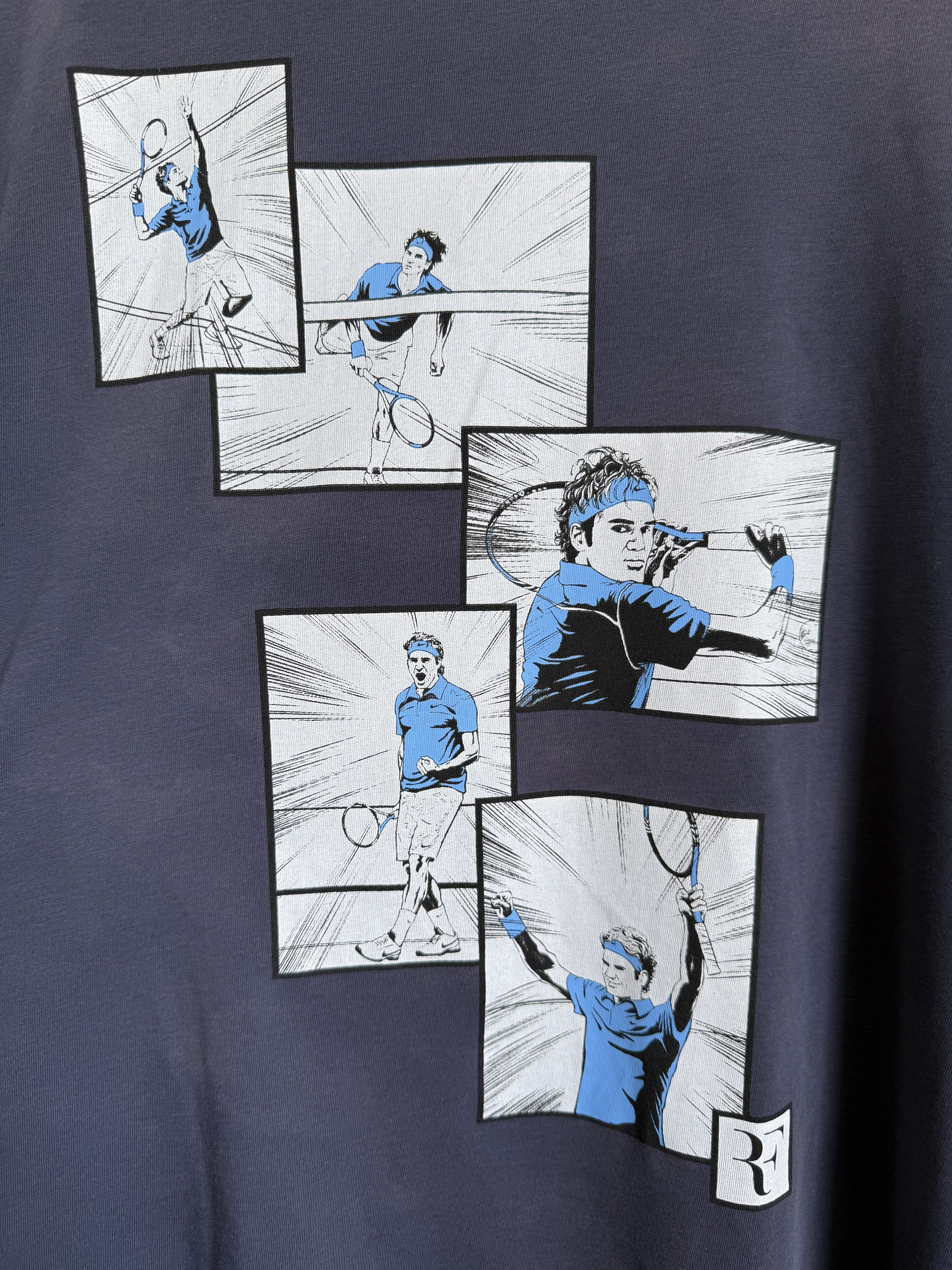 Nike Nike Roger Federer Comics RF tennis t-shirt Size US L / EU 52-54 / 3 - 2 Thumbnail