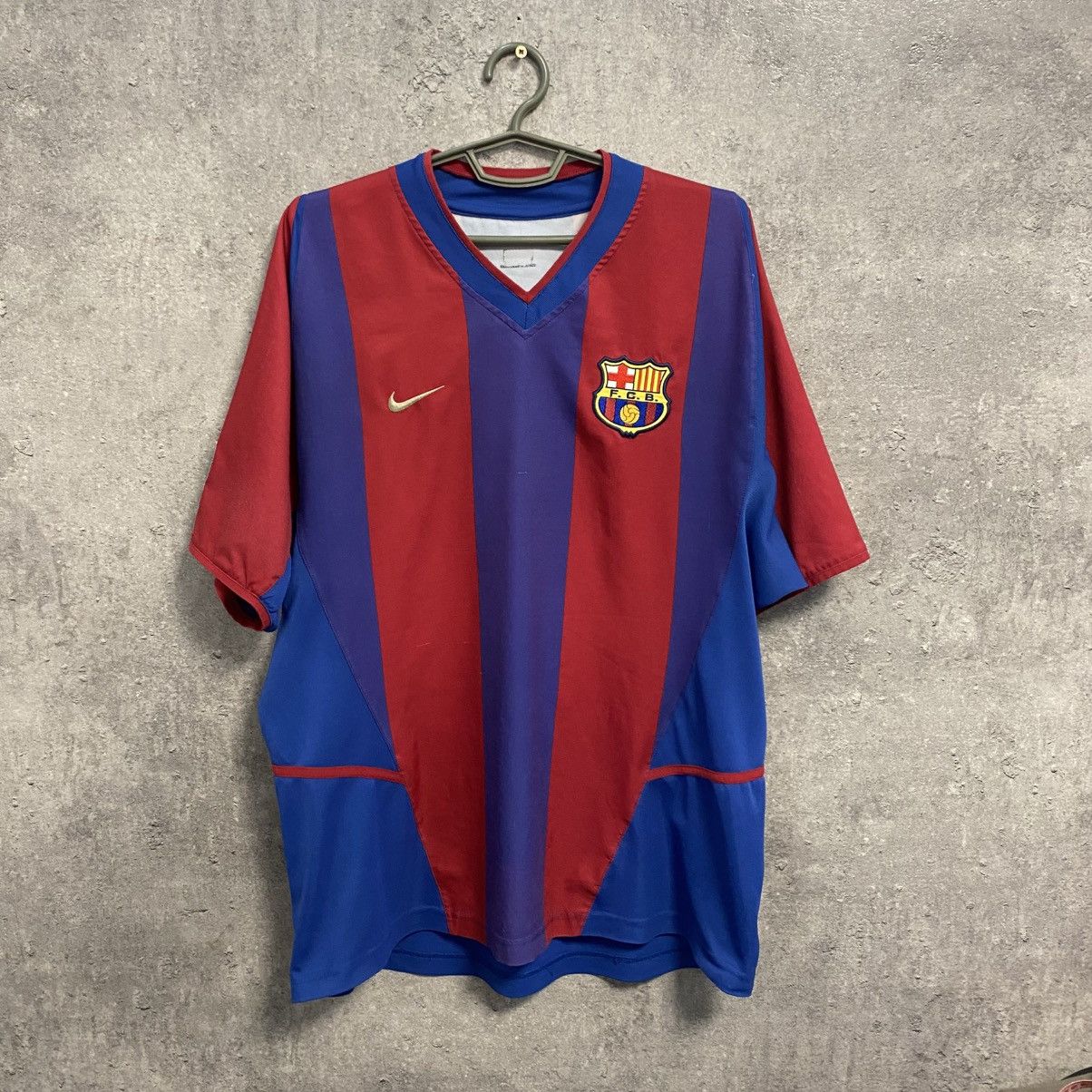 Nike Nike Barcelona Jersey Vintage Rare T-Shirt Soccer Club M Size US L / EU 52-54 / 3 - 1 Thumbnail
