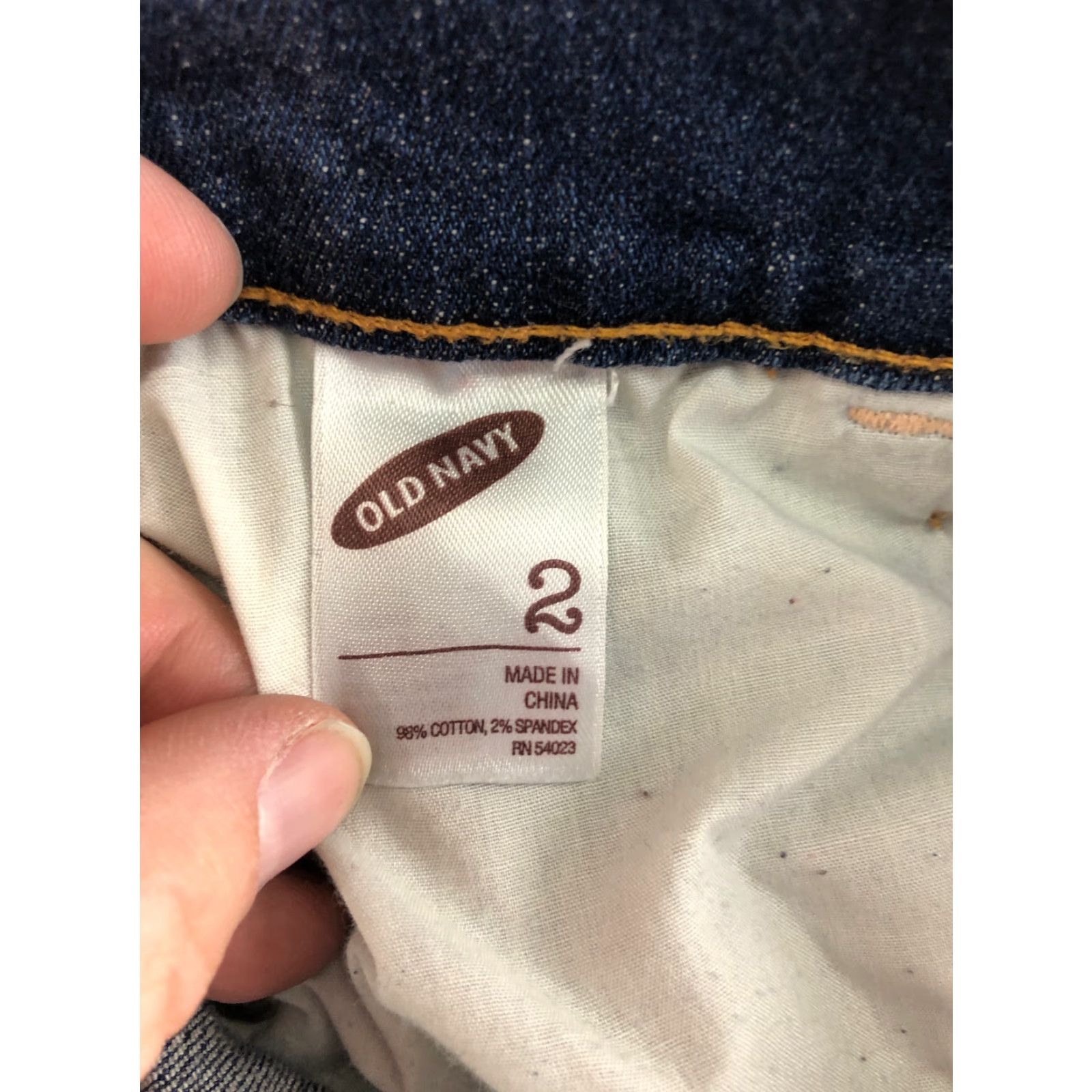 Old Navy Old Navy Women's Sz 2 High Rise Blue Denim Pencil Skirt Stretch Pockets Casual Size 26" / US 2 / IT 38 - 7 Thumbnail