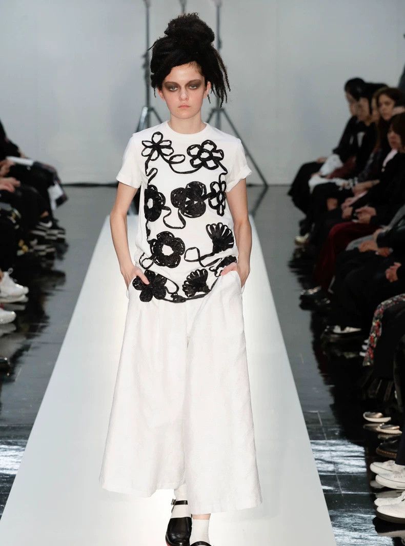 Comme Des Garcons Handmade floral cotton T-shirt 2502-Nex