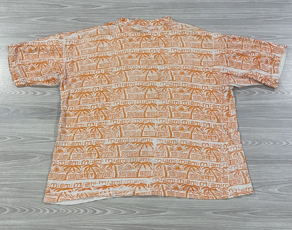 Vintage Vintage Miami Hurricanes AOP Single Stitch Shirt Mens 2XL Size US XXL / EU 58 / 5 - 5 Thumbnail