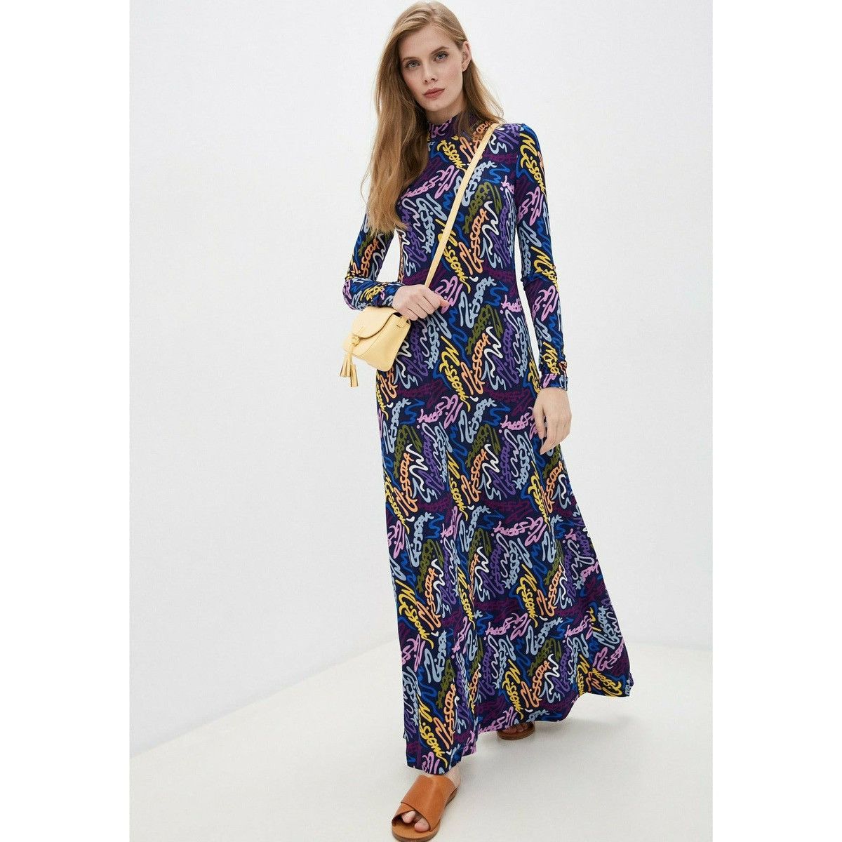 Designer × Missoni Missoni coloured monogram pattern maxi dress Size M / US 6-8 / IT 42-44 - 4 Thumbnail