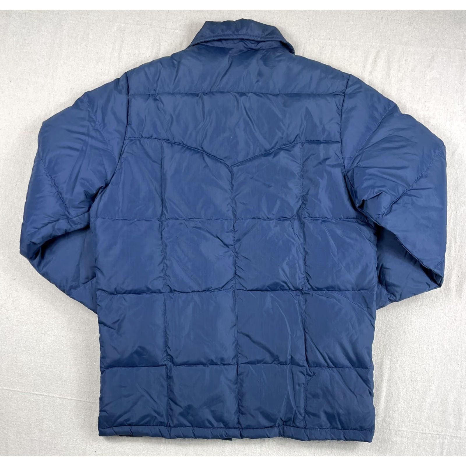 Lee VINTAGE Lee Storm Rider Puffer Jacket Sz M USA Ski Snow Front Pockets Quilted Nylon Blue Men Size US M / EU 48-50 / 2 - 3 Thumbnail