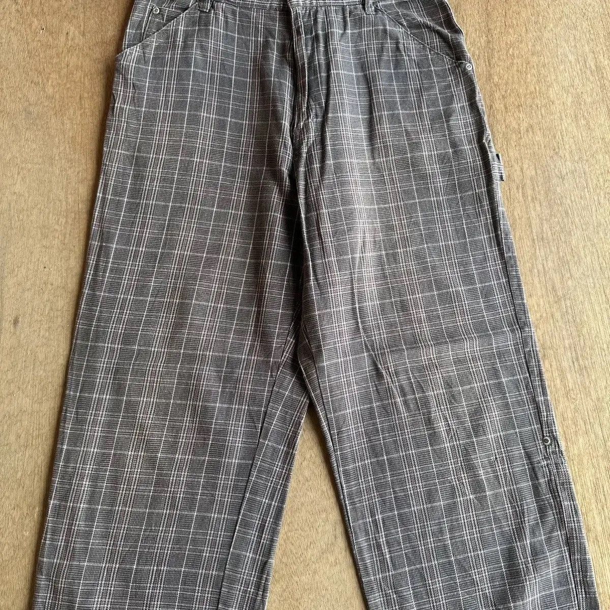 JNCO SICKS 🔥T&C SURF DESIGN CHECK TROUSERS BAGGY CARPENTER PANTS Size US 30 / EU 46 - 4 Thumbnail