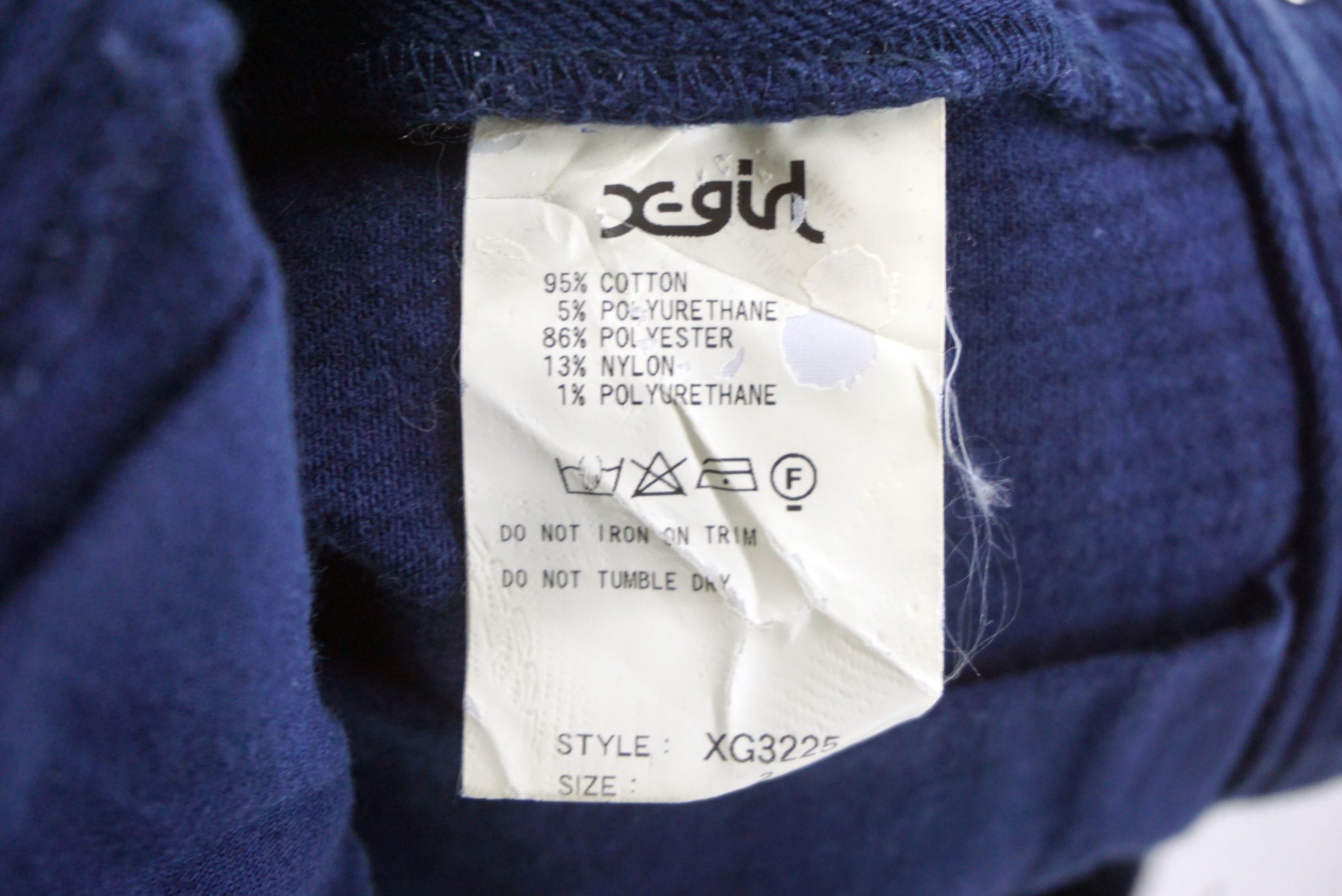 Japanese Brand X-Girl Jeans fits W30xL30.75 Slim Skinny Hickory Cargo Denim Size 26" / US 2 / IT 38 - 7 Thumbnail