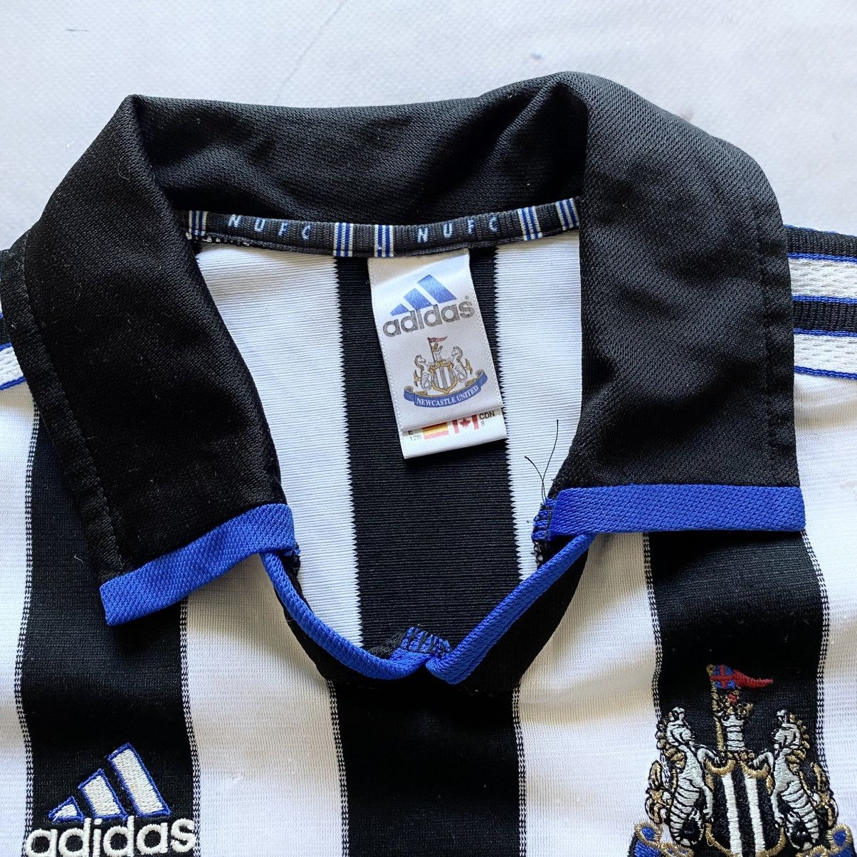 Vintage Rare 1996 Newcastle United Adidas Kids Y2K Jersey Tee Size US XXS / EU 40 - 3 Thumbnail