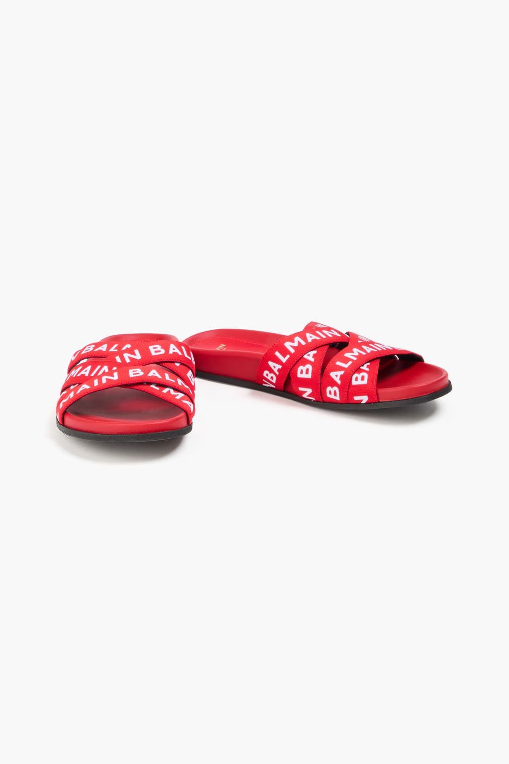 Balmain o1y0625 Slippers in Red Size US 5 / IT 35 - 4 Thumbnail