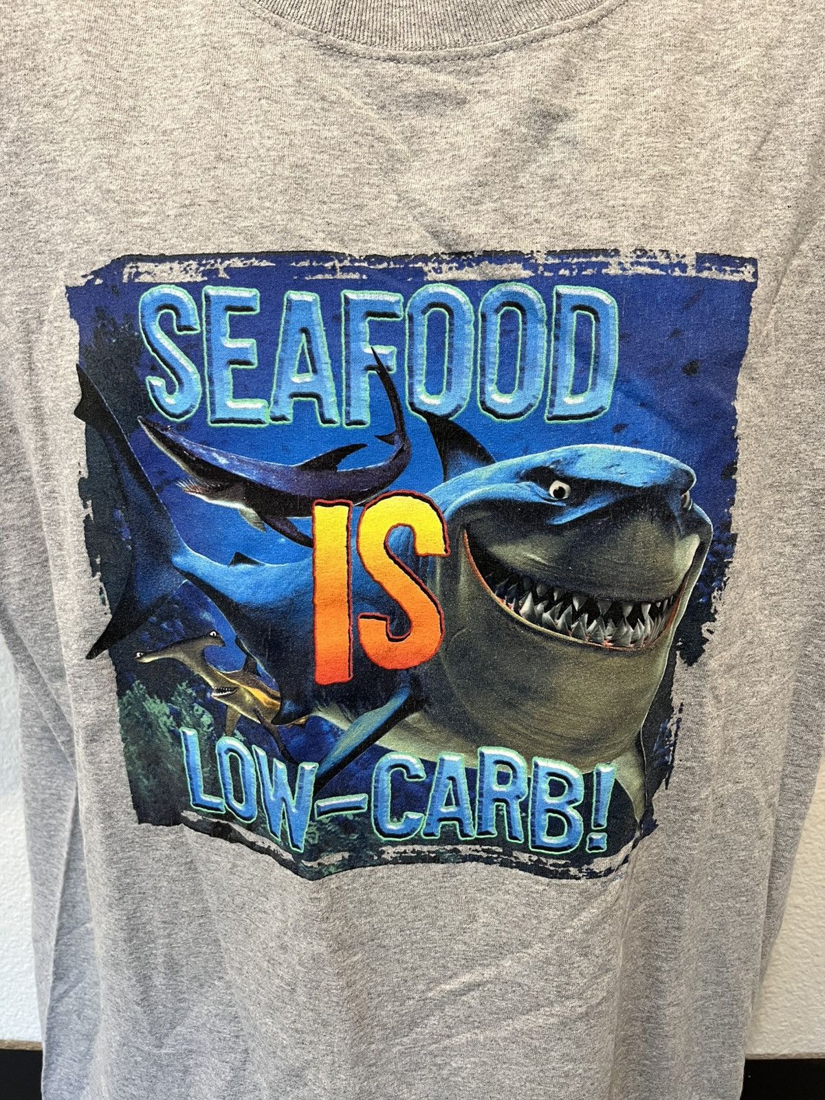 Disney × Vintage Vintage finding nemo Disney shark shirt Size US XL / EU 56 / 4 - 3 Thumbnail
