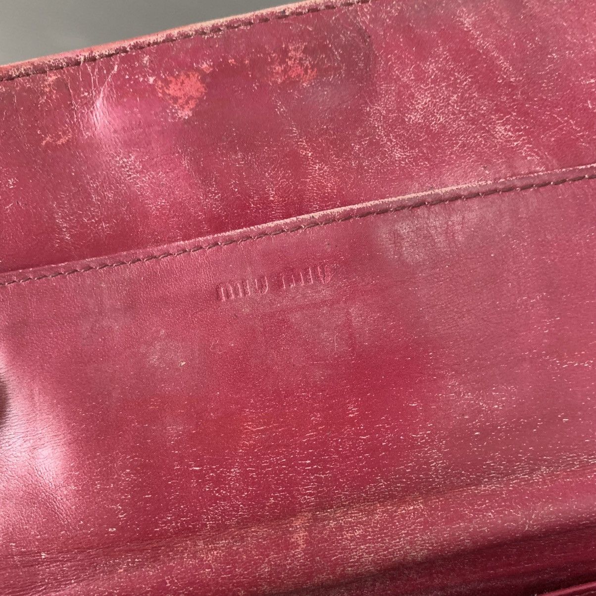 Miu Miu Miu Miu Leather Long Wallet Size ONE SIZE - 9 Thumbnail