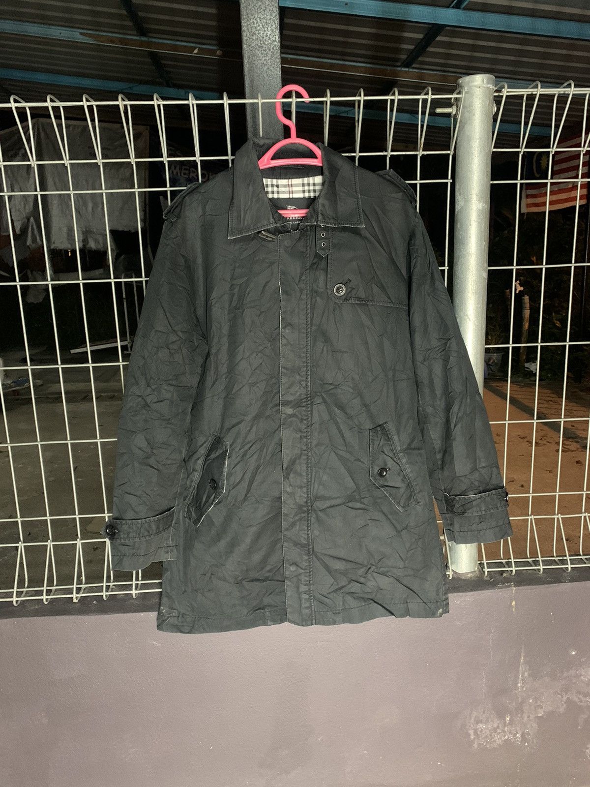 Burberry Button Long Jacket