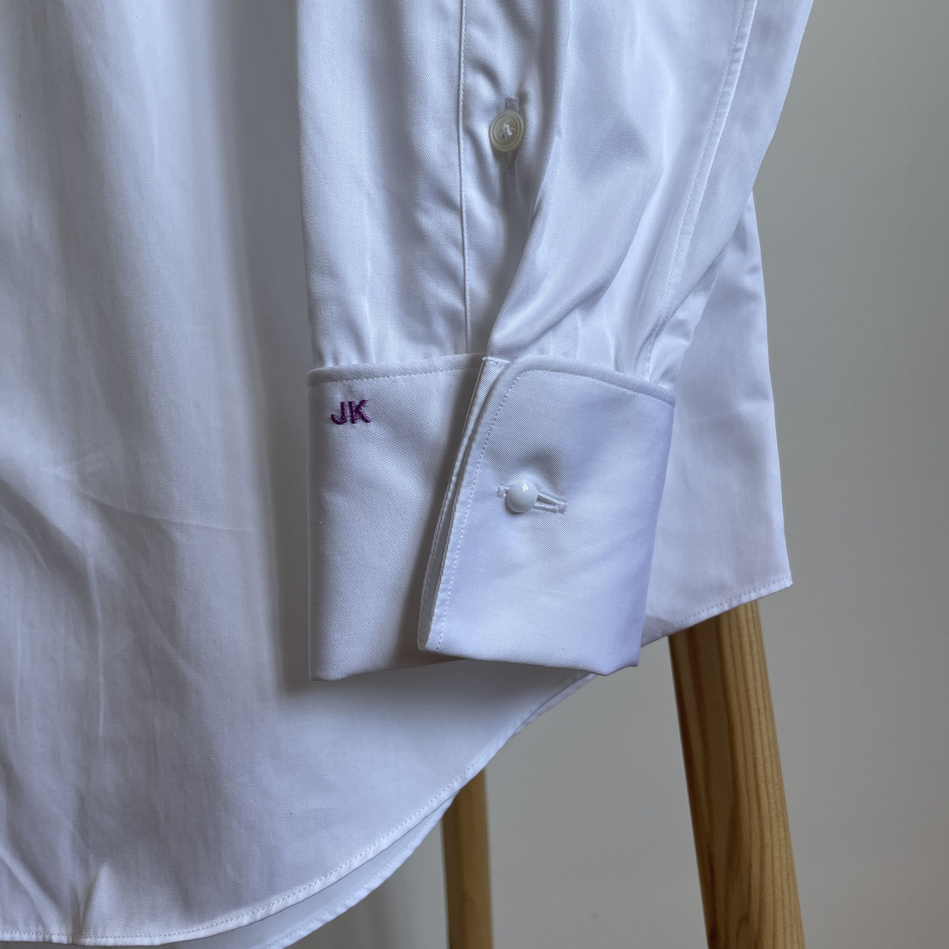 Suitsupply Suitsupply Cufflinks Slim Fit White Dress Shirt Size 46R - 6 Thumbnail