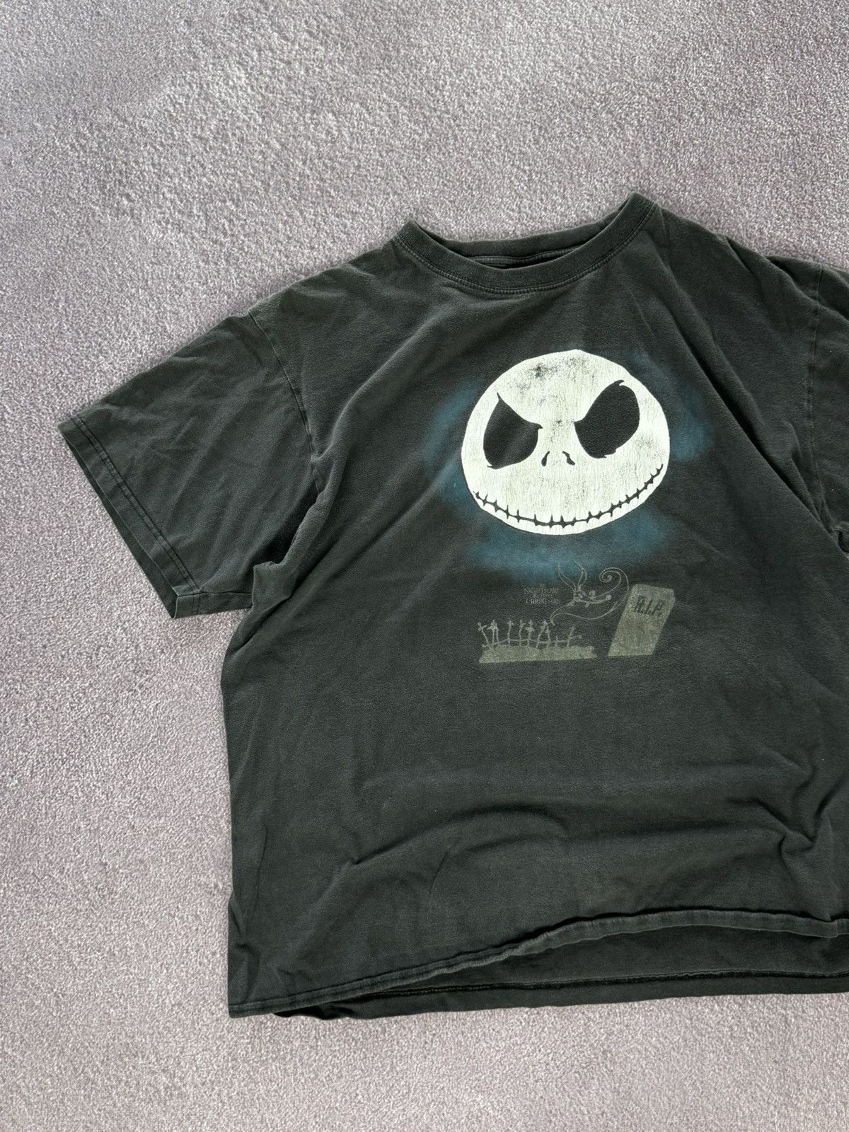 Disney Vintage The Nightmare Before Christmas T Shirt Black Size US XL / EU 56 / 4 - 4 Thumbnail