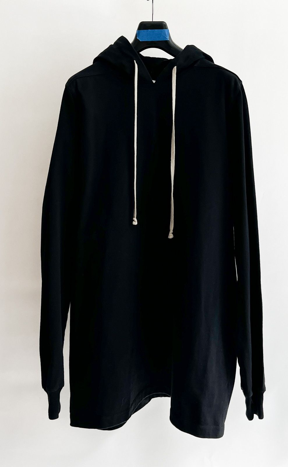 Rick Owens Phlegethon Long Cotton Hoodie Size US M / EU 48-50 / 2 - 1 Thumbnail