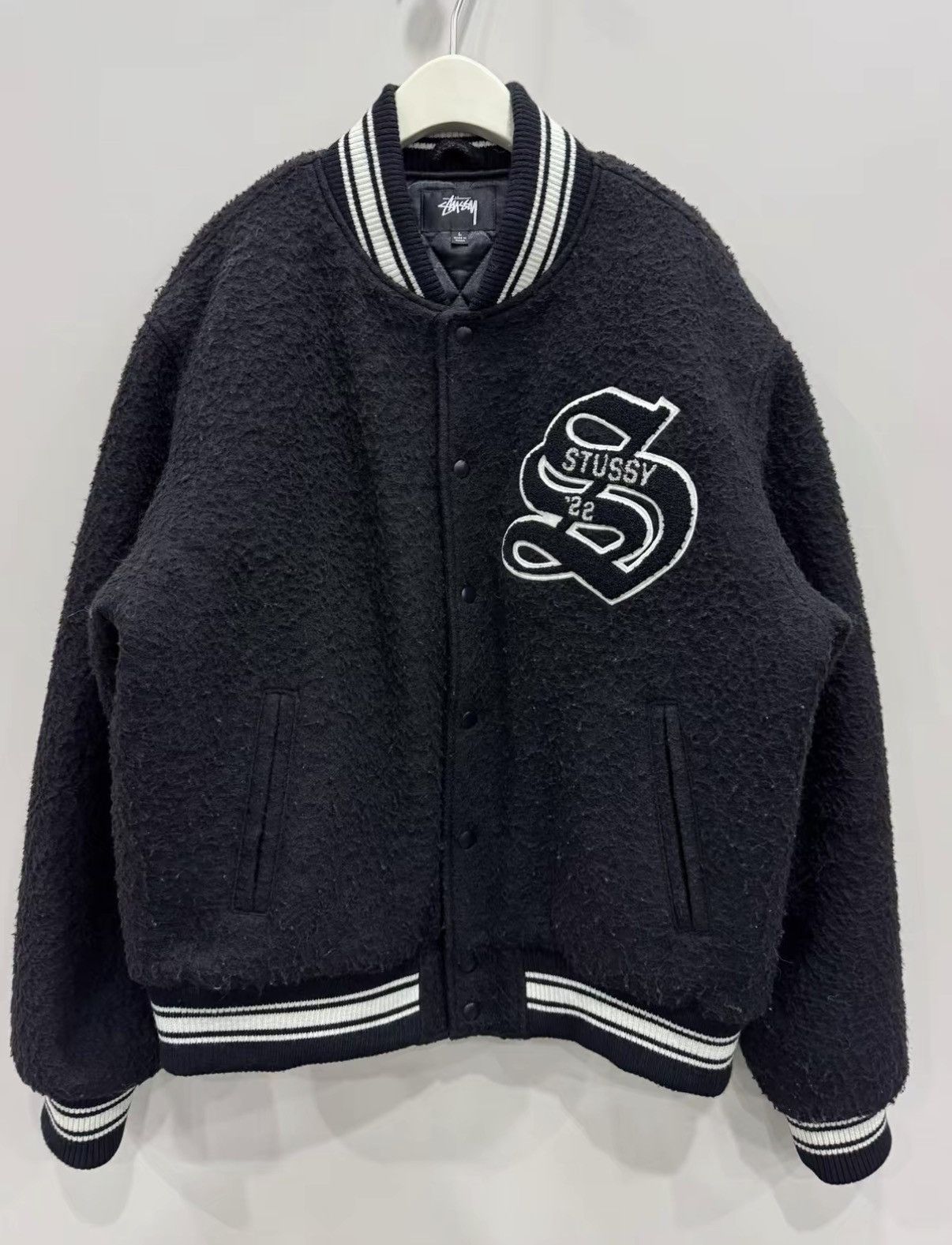 Nike × Stussy Stussy x Nike Striped Wool Jacket | Grailed