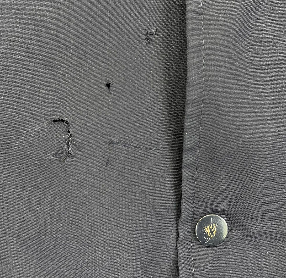 Yves Saint Laurent Vintage Yves Saint Laurent Luxury Zip Up Trashed Jacket Size US M / EU 48-50 / 2 - 15 Thumbnail