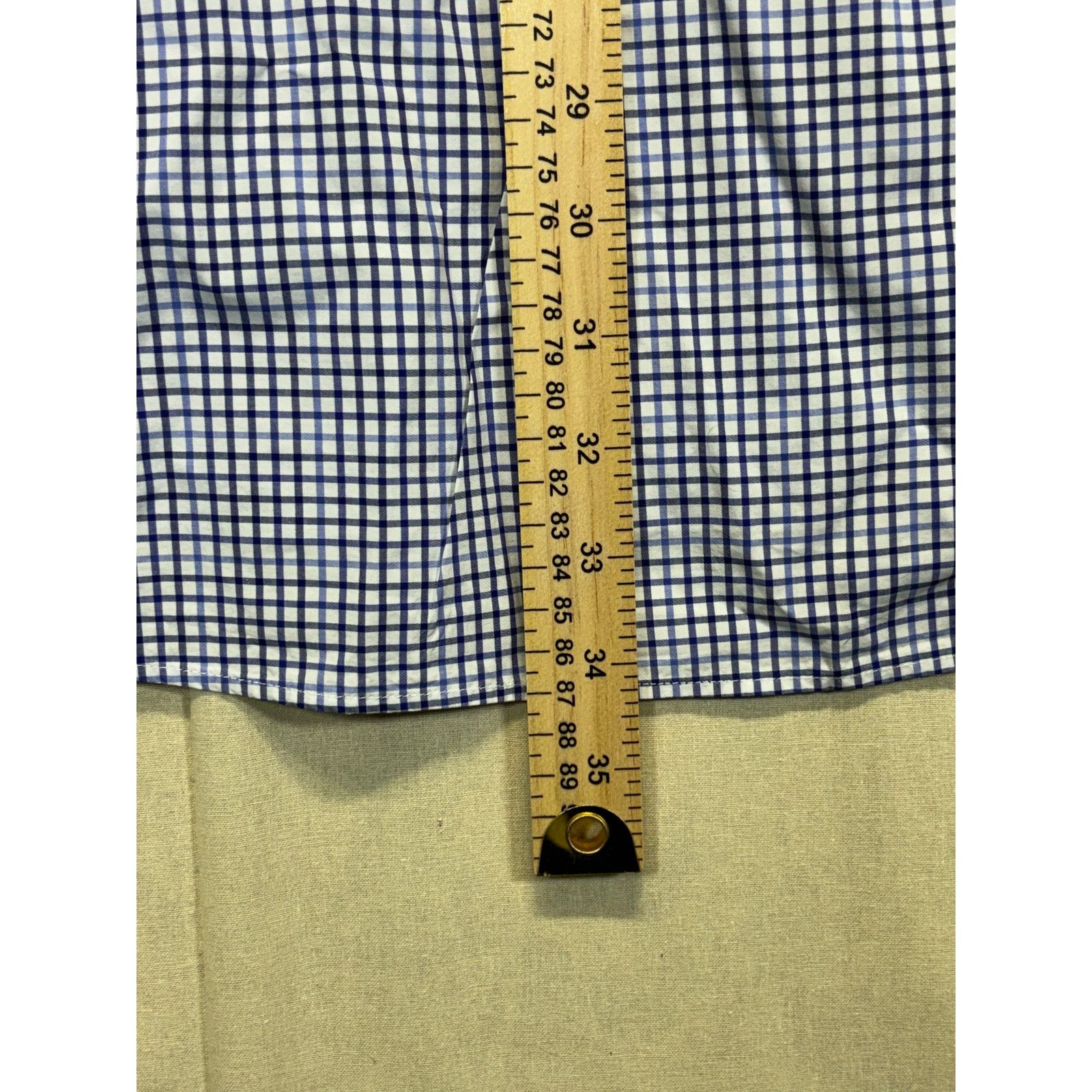 Polo Ralph Lauren Ralph Lauren Men’s 2XB Blue Plaid Short Sleeve Button Down Size US XXL / EU 58 / 5 - 5 Thumbnail