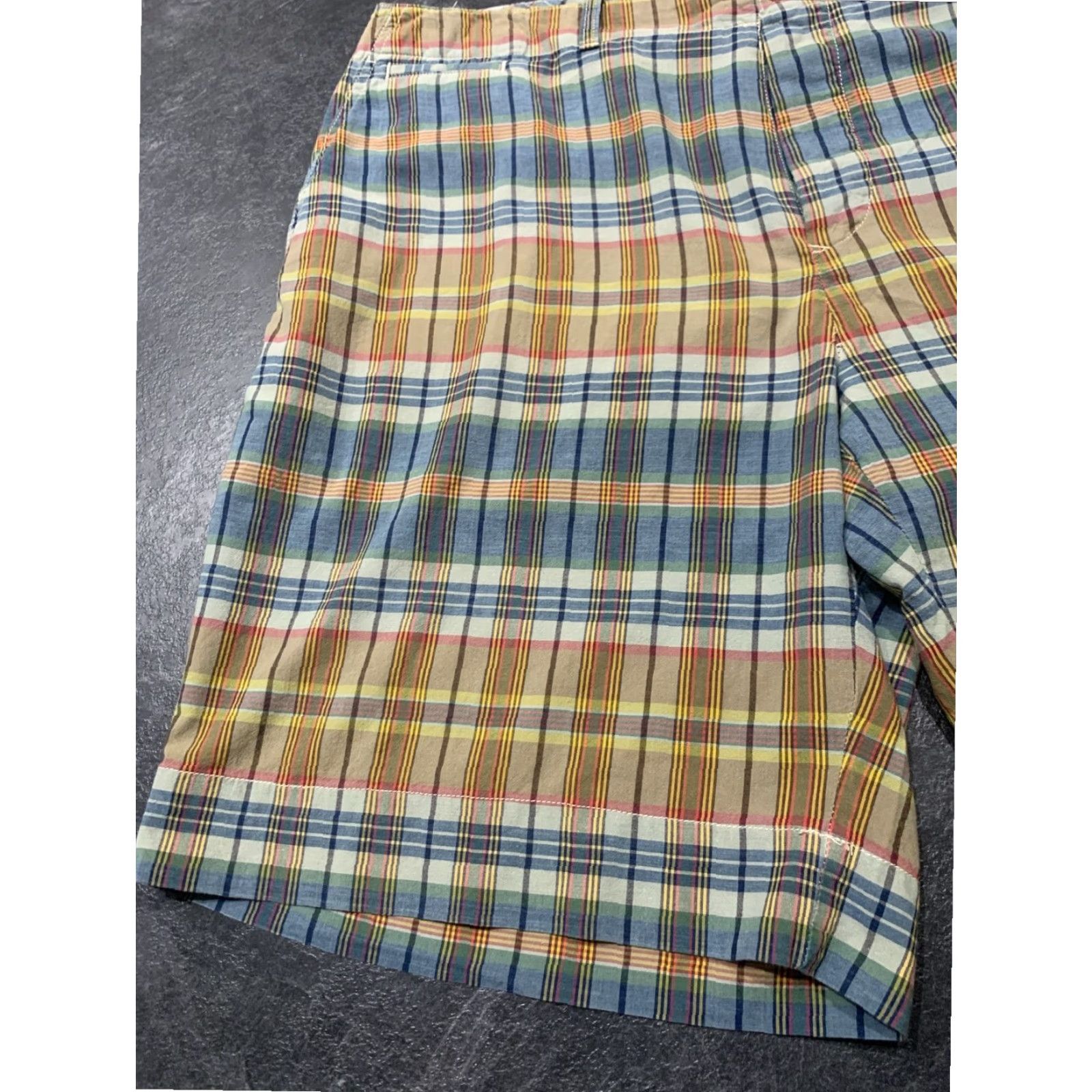 Polo Ralph Lauren Polo Ralph Lauren Mens Shorts 42 Extra Large XL Authentic Vintage India Madras Plaid Size US XL / EU 56 / 4 - 3 Thumbnail