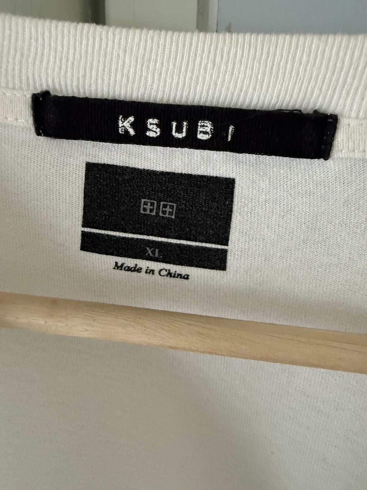 Ksubi Men’s Ksubi Biggie T-Shirt in White Sz XL Size US XL / EU 56 / 4 - 8 Thumbnail