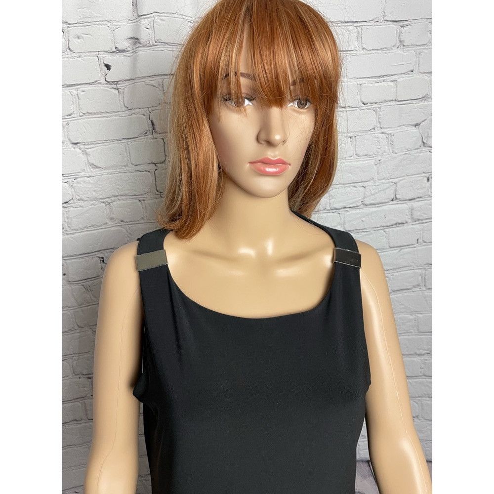 White House Black Market NWT New White House Black Market Knit Shift Black Dress Siz Size M / US 6-8 / IT 42-44 - 4 Thumbnail