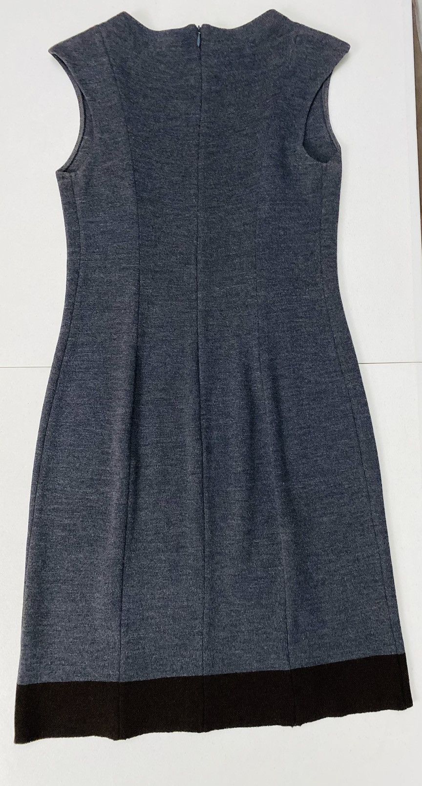 St. John St. John 🇺🇸 Char Gray/Black Wool Blend Knit Mini Dress 4 VGC Size S / US 4 / IT 40 - 8 Thumbnail