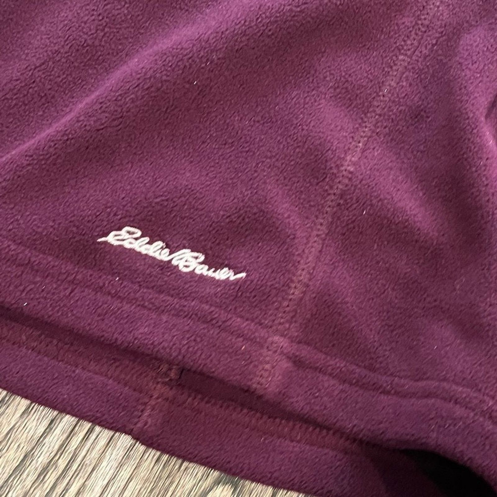 Eddie Bauer NWOT Eddie Bauer Plum Purple Pullover Fleece Jacket Size S Size S / US 4 / IT 40 - 3 Thumbnail