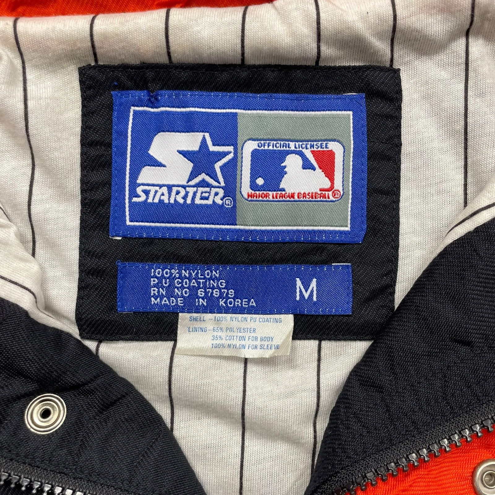 MLB DEADSTOCK VTG 90s SAN FRANCISCO GIANTS STARTER JACKET SIZE M Size US M / EU 48-50 / 2 - 6 Thumbnail