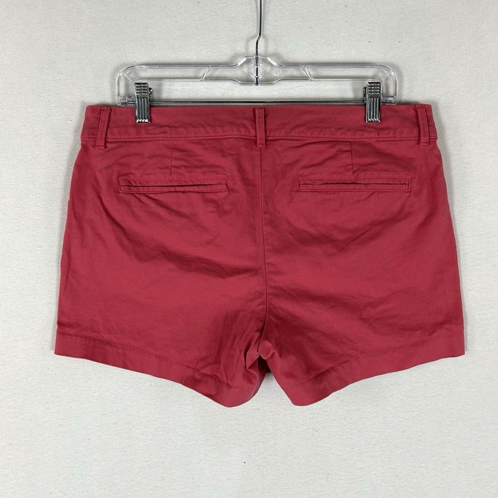Old Navy Old Navy Pink Chino Shorts Womens 8 Regular Mid Rise Solid Casual Size 30" / US 8 / IT 44 - 5 Thumbnail