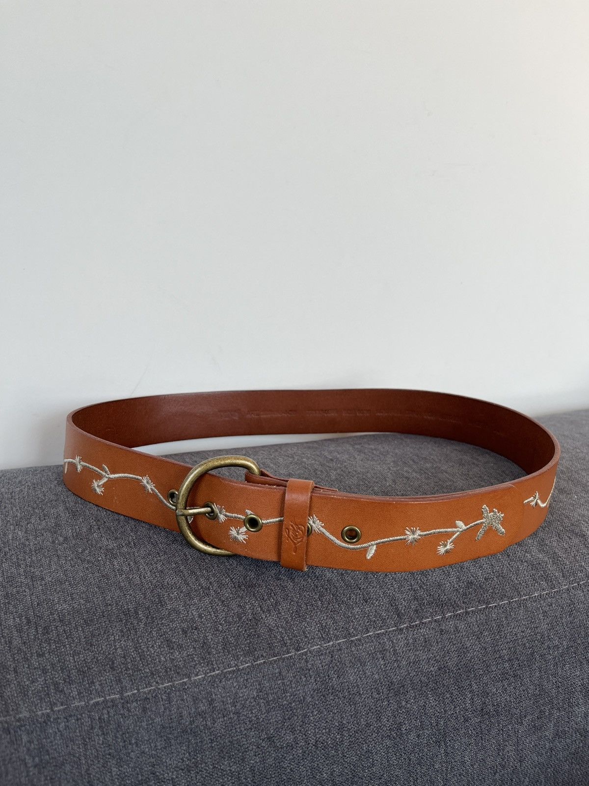Levi's Levis Brown Cow Leather Belt Size ONE SIZE - 2 Thumbnail