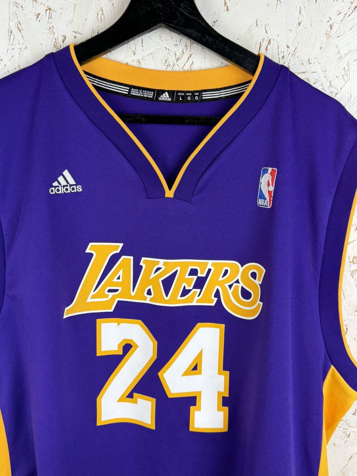 Adidas Adidas La Lakers 2013/14 Away Kobe Bryant #24 Nba Jersey L Size US L / EU 52-54 / 3 - 2 Thumbnail