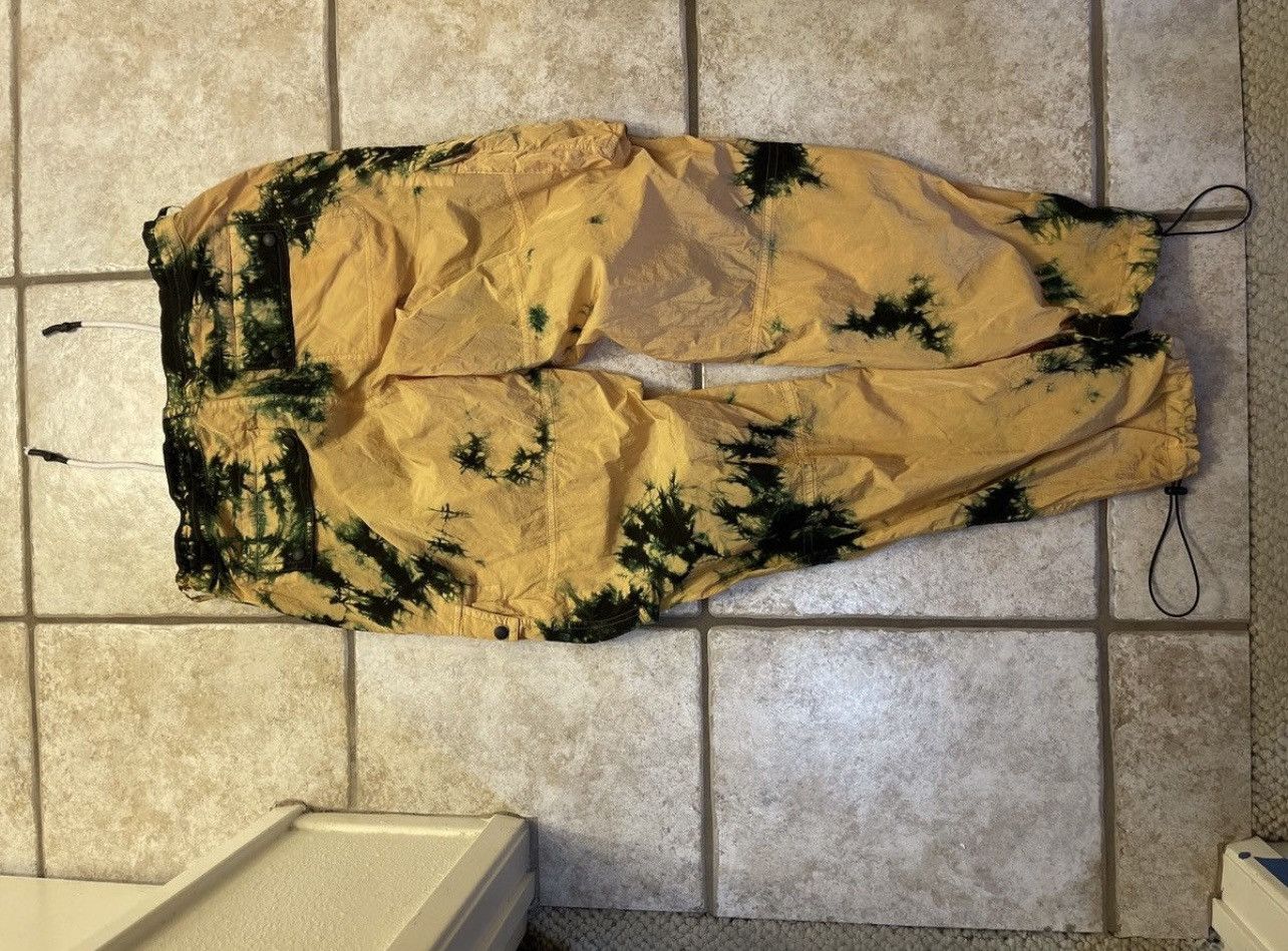 Palm Angels Palm Angles yellow tie die cargo pants Size US 34 / EU 50 - 4 Thumbnail