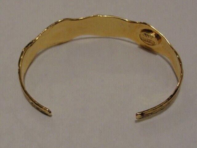 Designer Sterling and 14kt Gold Vermeil Silverware Cuff Bracelet Size ONE SIZE - 3 Thumbnail