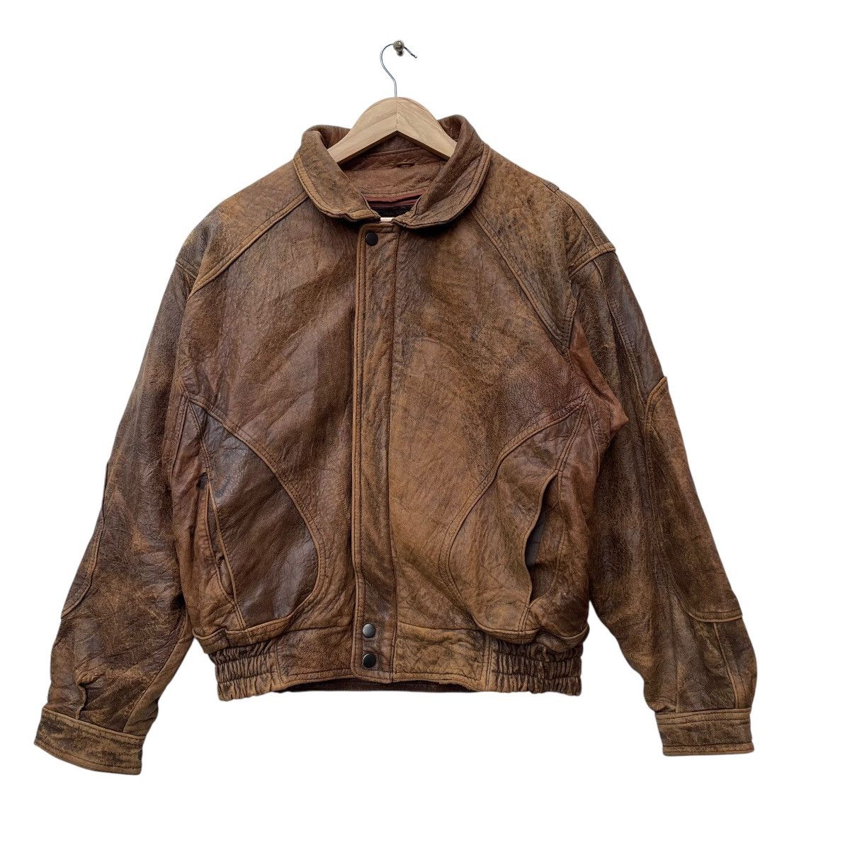 Japanese Brand × Vintage Vintage Japanese Brand Uno Uomo Leather Jacket Size US M / EU 48-50 / 2 - 1 Thumbnail